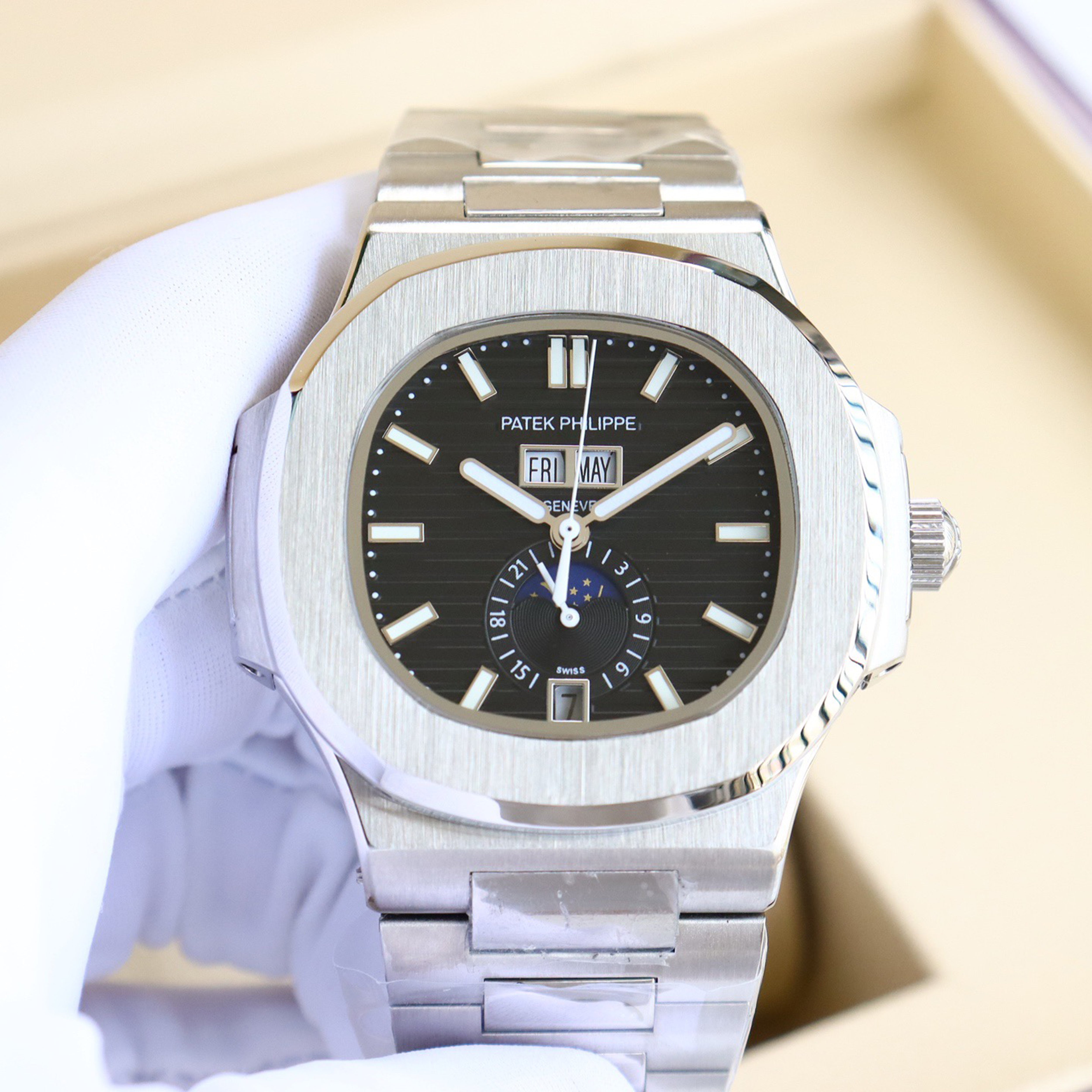 Pat*k Philippe Nautilus Multifunction Watch