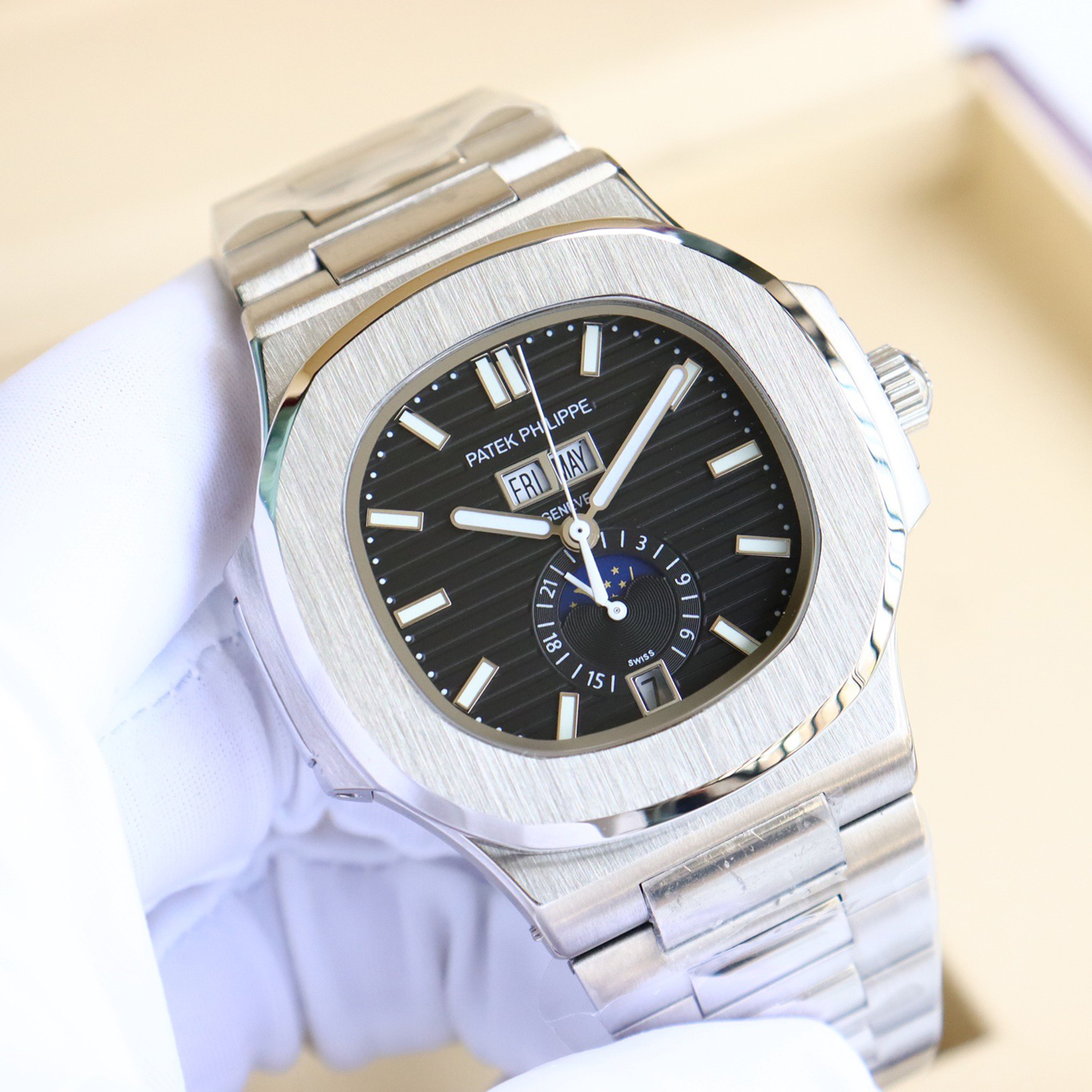 Pat*k Philippe Nautilus Multifunction Watch