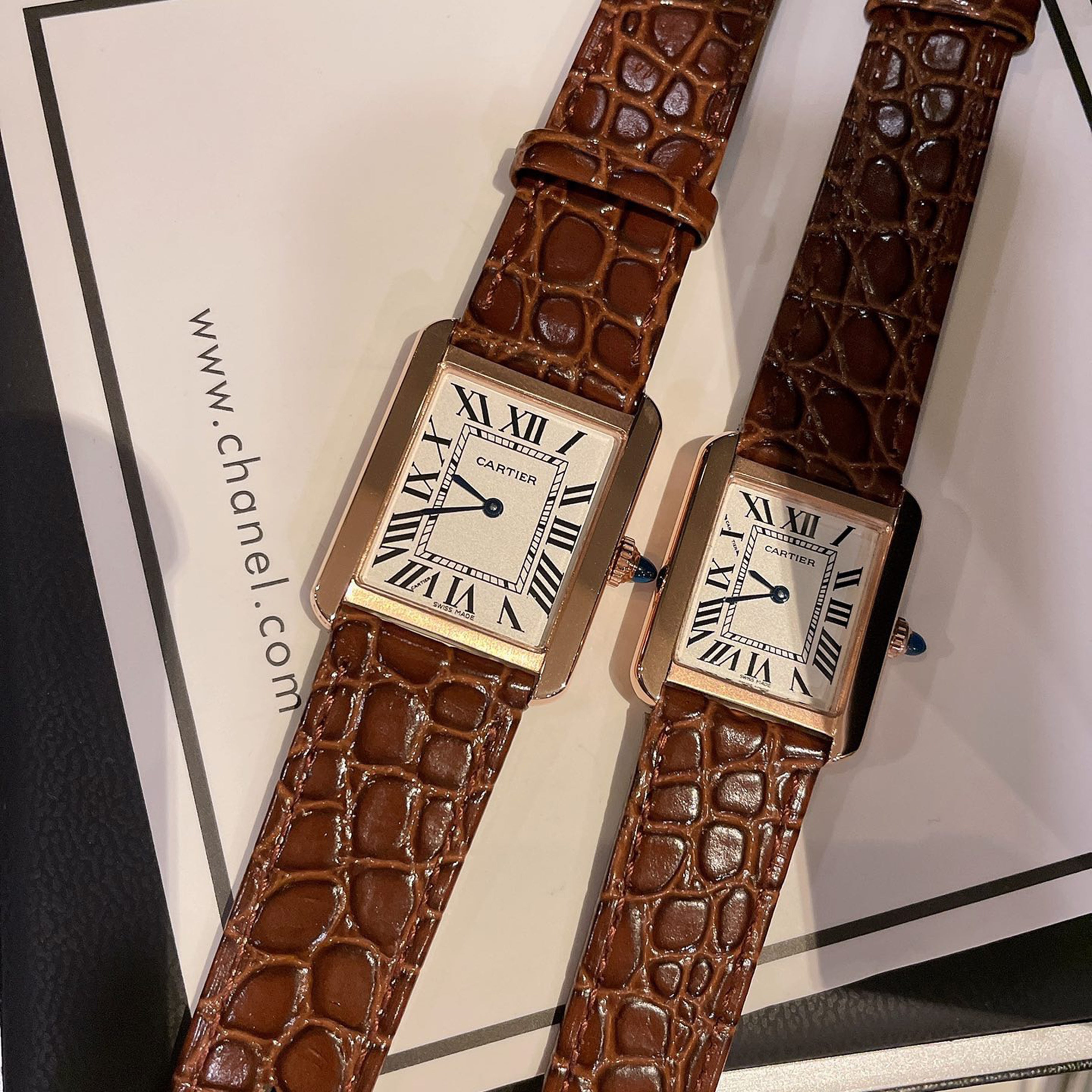 Carti*r Tank Vintage Watch - Couple's Set