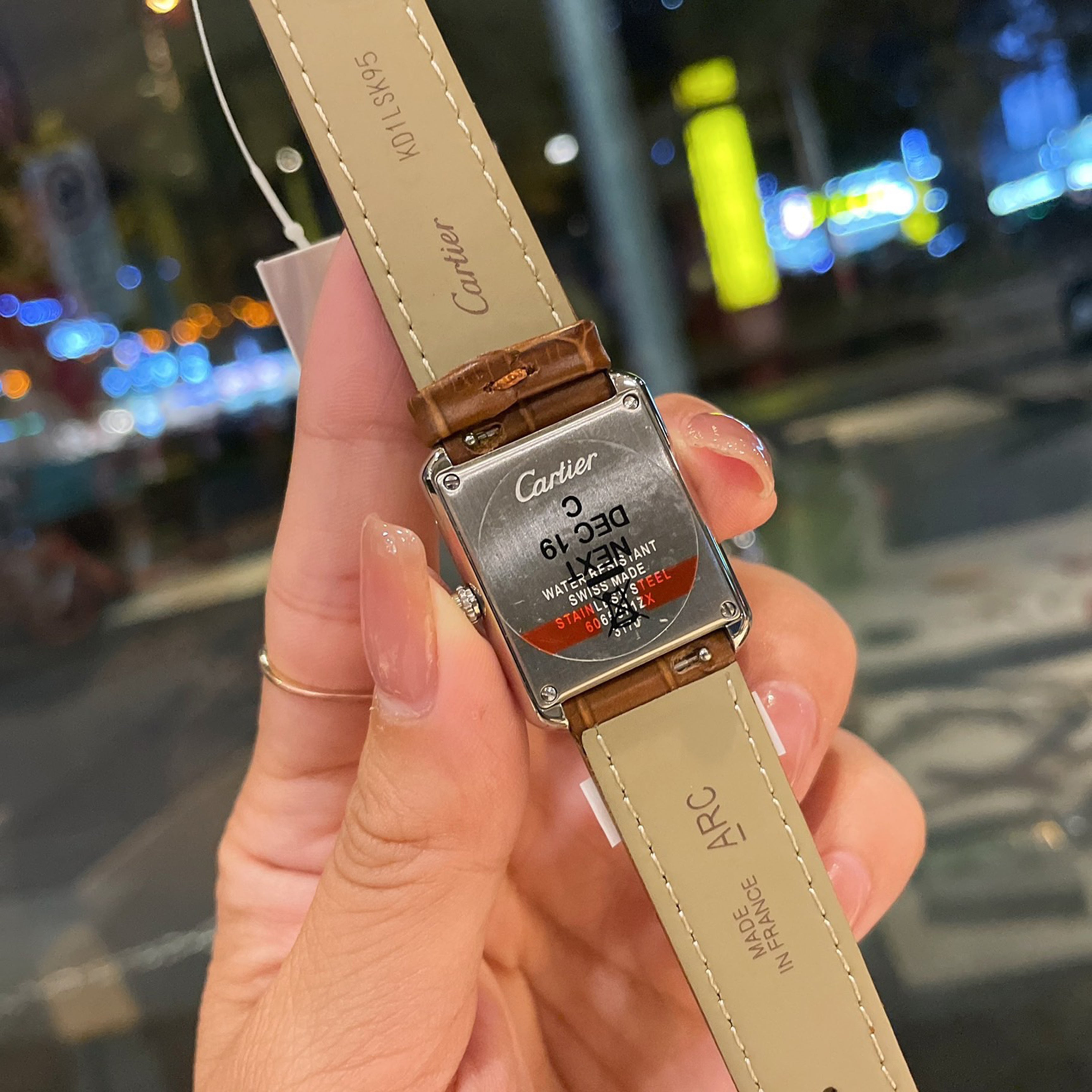 Carti*r Tank Vintage Couple Watch Set