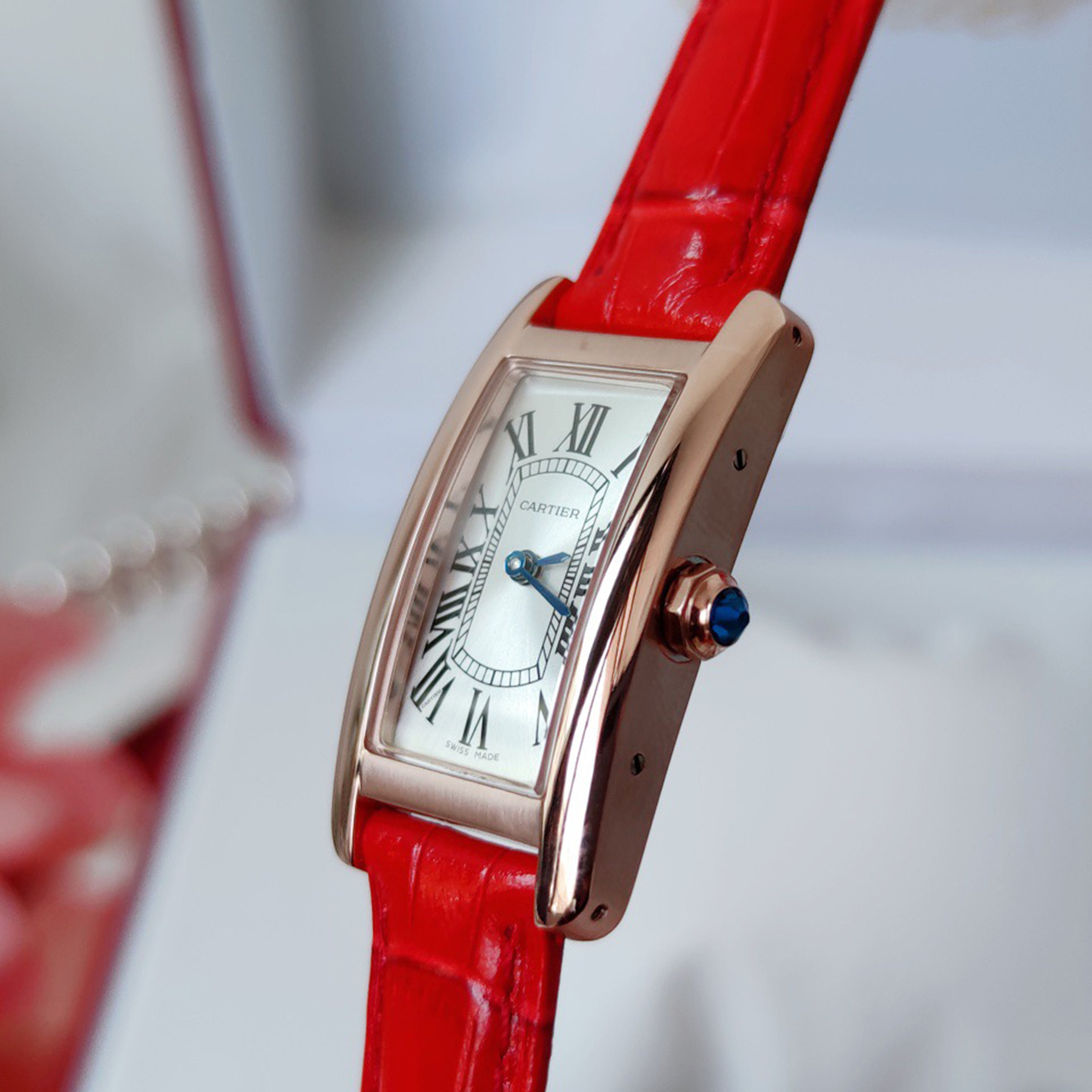 Carti*r Tank Américaine Watch, Small Size