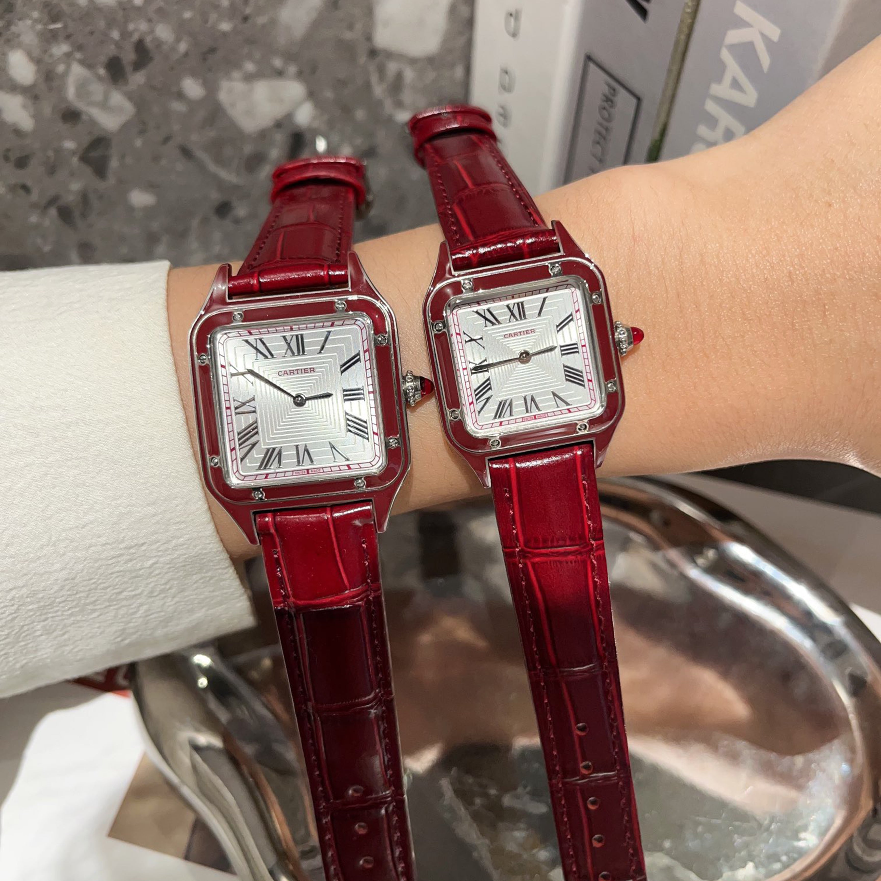 Carti*r Santos Couple Watch Set
