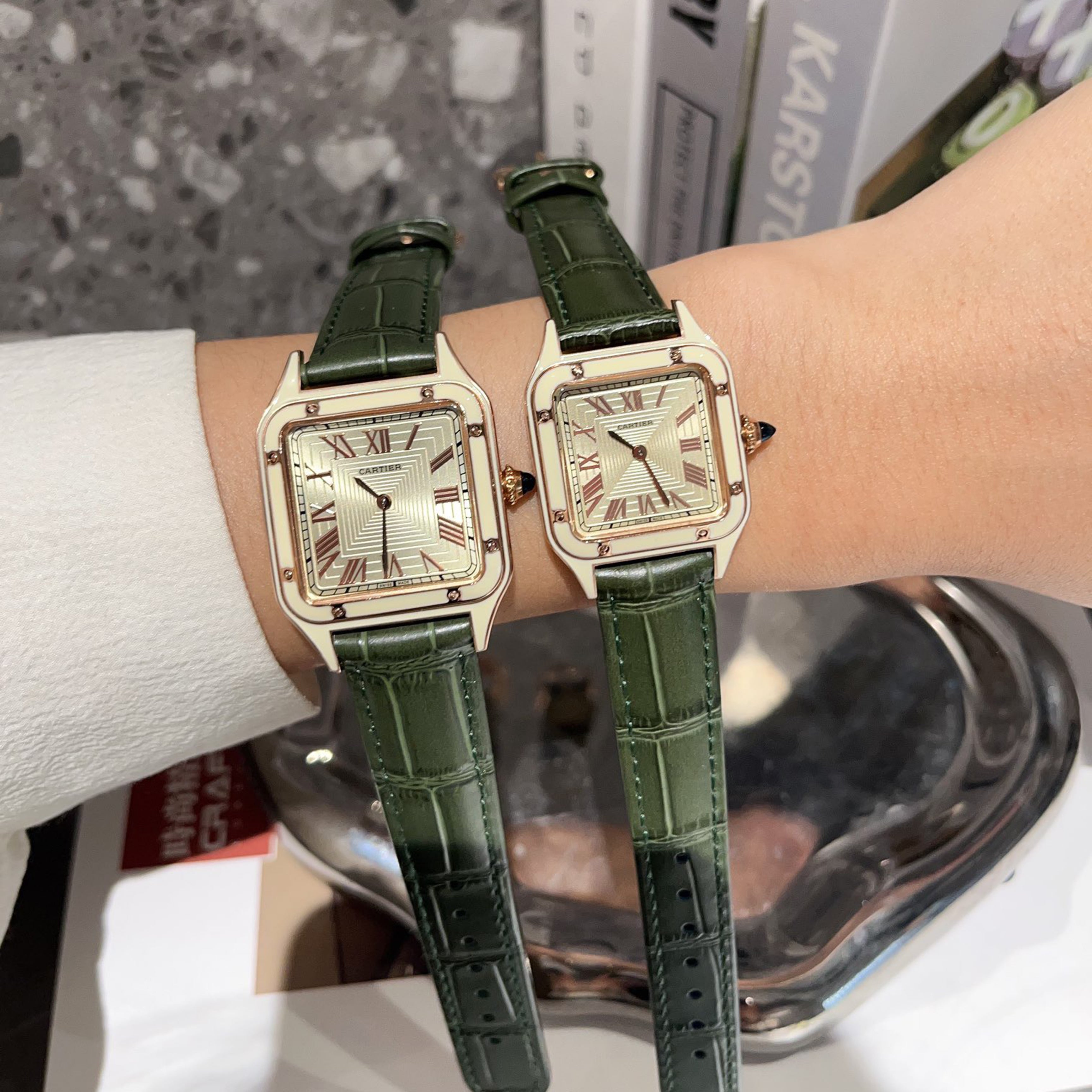 Carti*r Santos Couple Watch Set