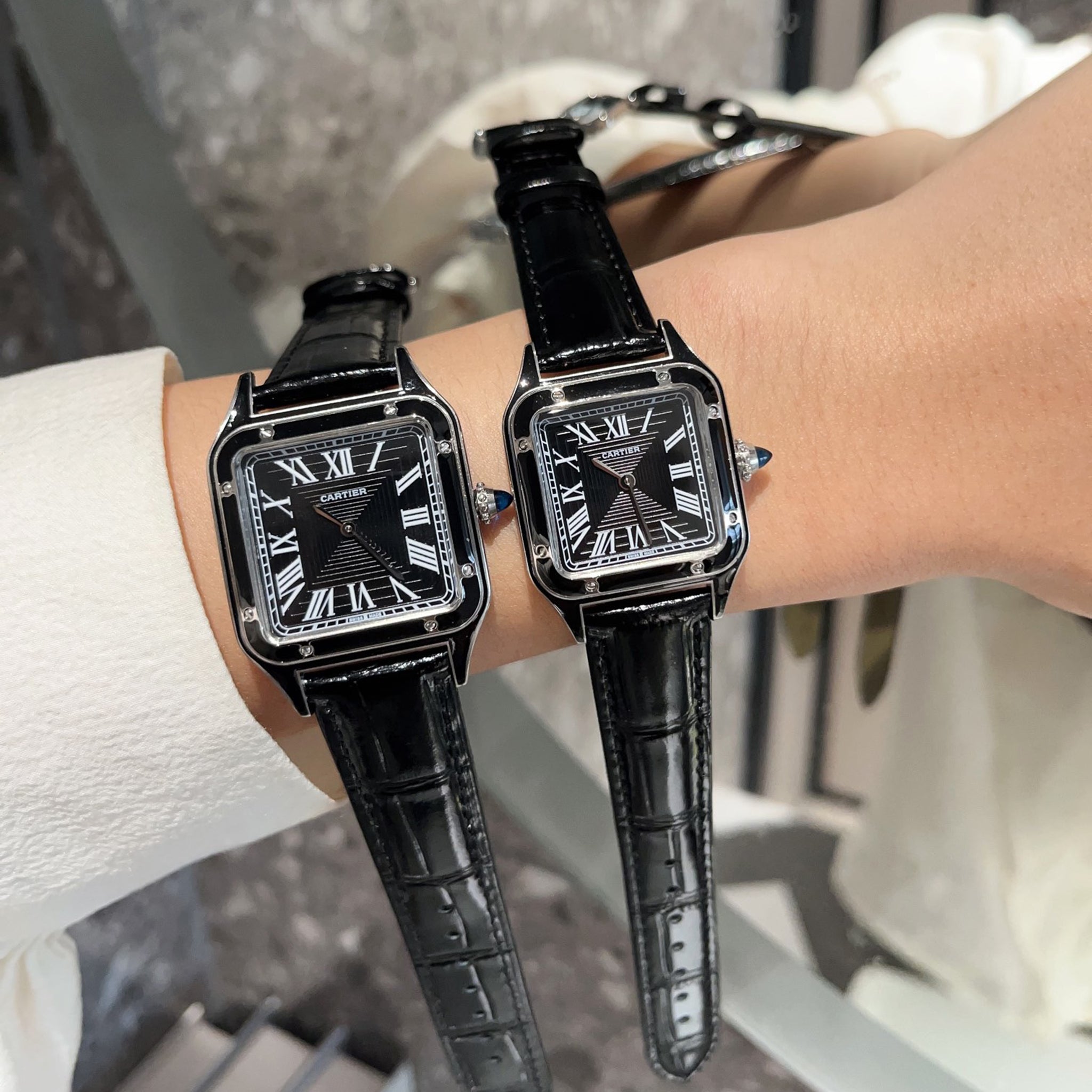 Carti*r Santos Couple Watch Set