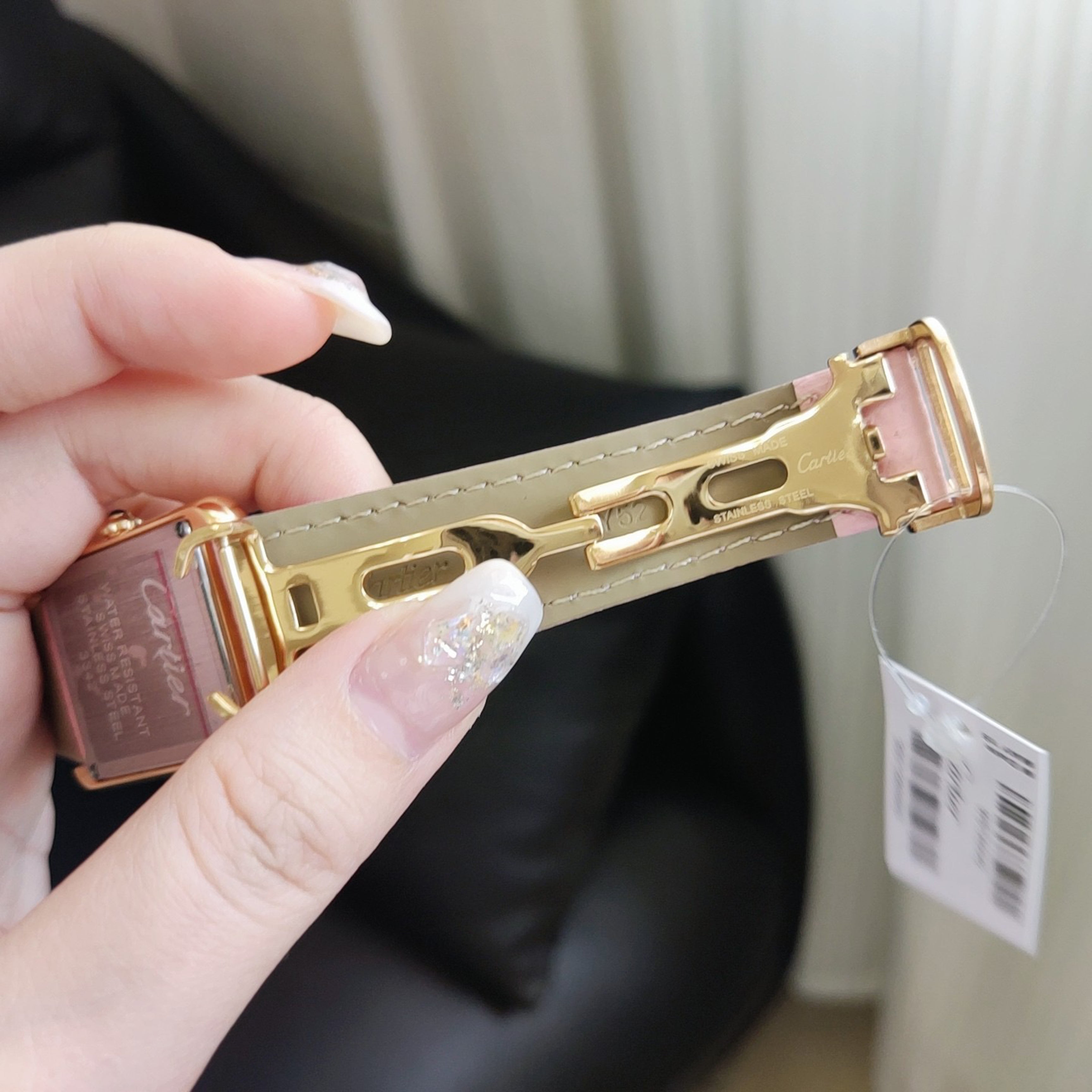 Carti*r Tank Solo Pink Ladies Watch 24MM, 27MM