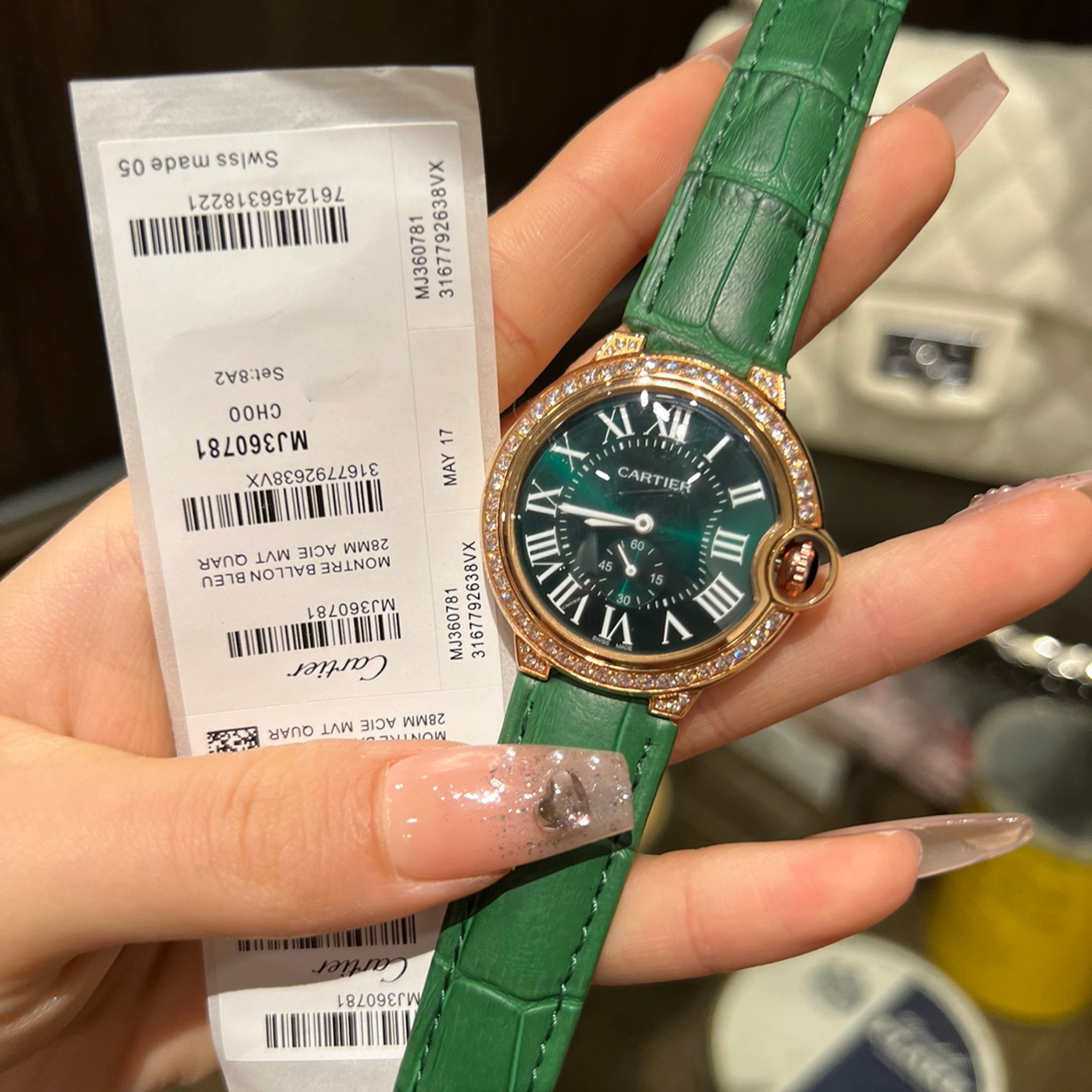 Carti*r Ballon Blanc de Cartier Collection!