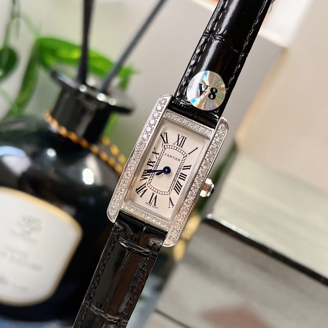 Carti*r Tank Américaine Watch, Small Size