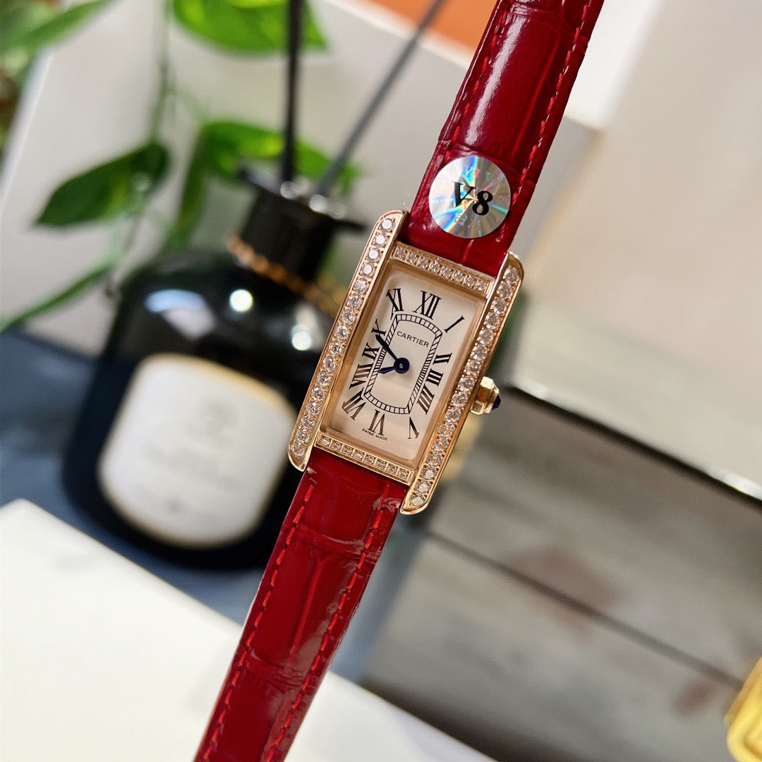 Carti*r Tank Américaine Watch, Small Size