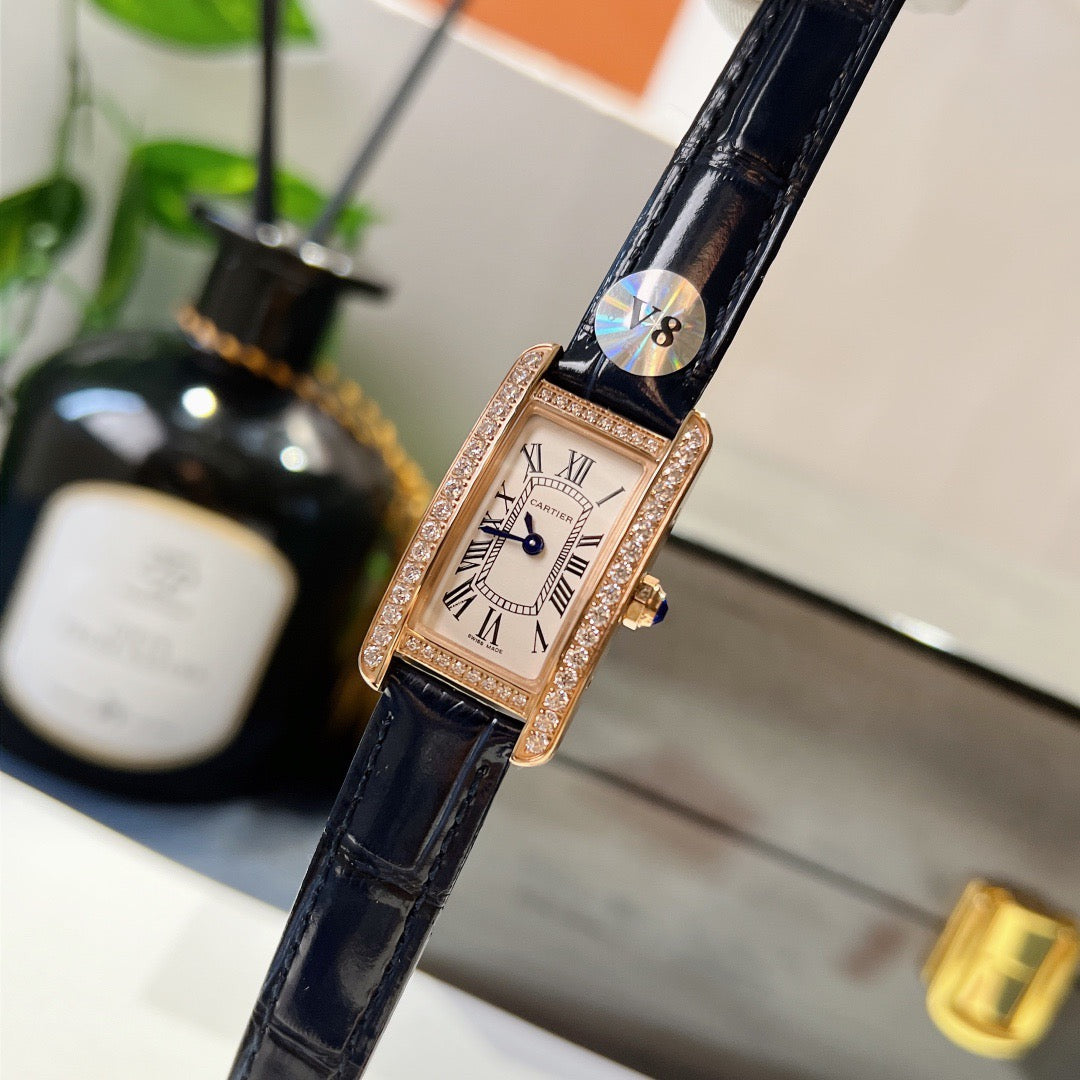 Carti*r Tank Américaine Watch, Small Size