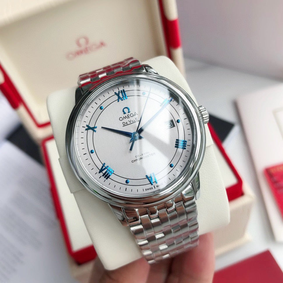 Omeg*- De Ville Men's Watch 9015 Movement 39.5MM