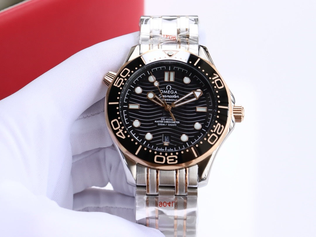 Omeg*-Seamaster 300M Diver's Watch (Steel Bracelet) 42MM