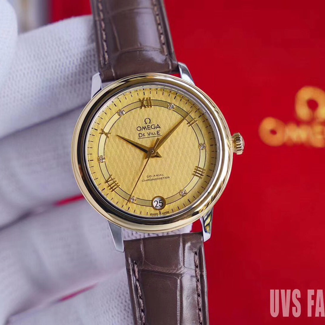 Omeg*- De Ville Collection, New Teddy Bear Limited Edition 32.7MM