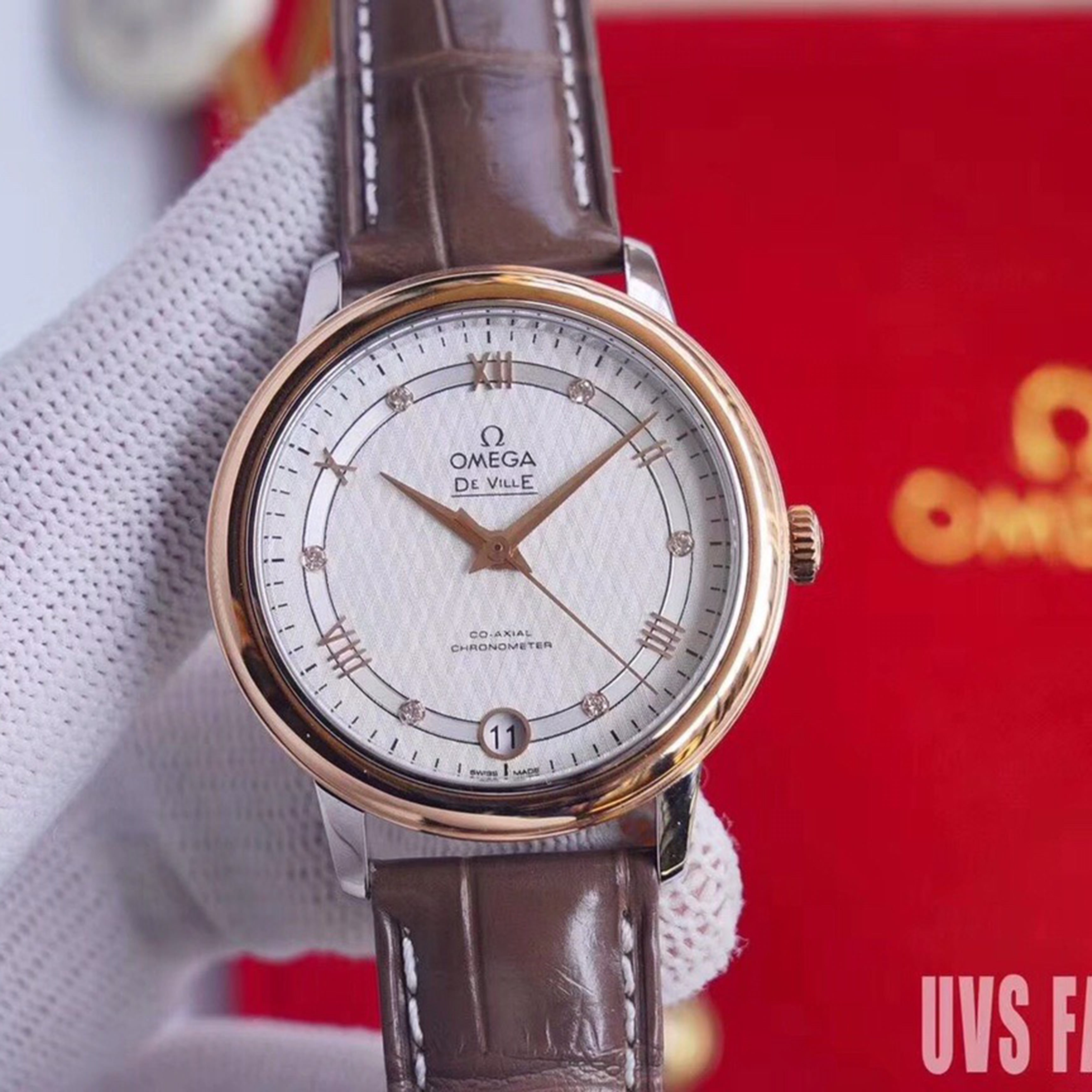 Omeg*- De Ville Collection, New Teddy Bear Limited Edition 32.7MM