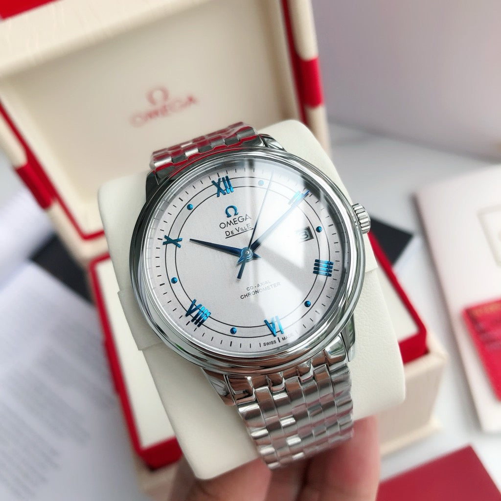 Omeg*-De Ville Men's Watch 8215 Movement 39.5MM