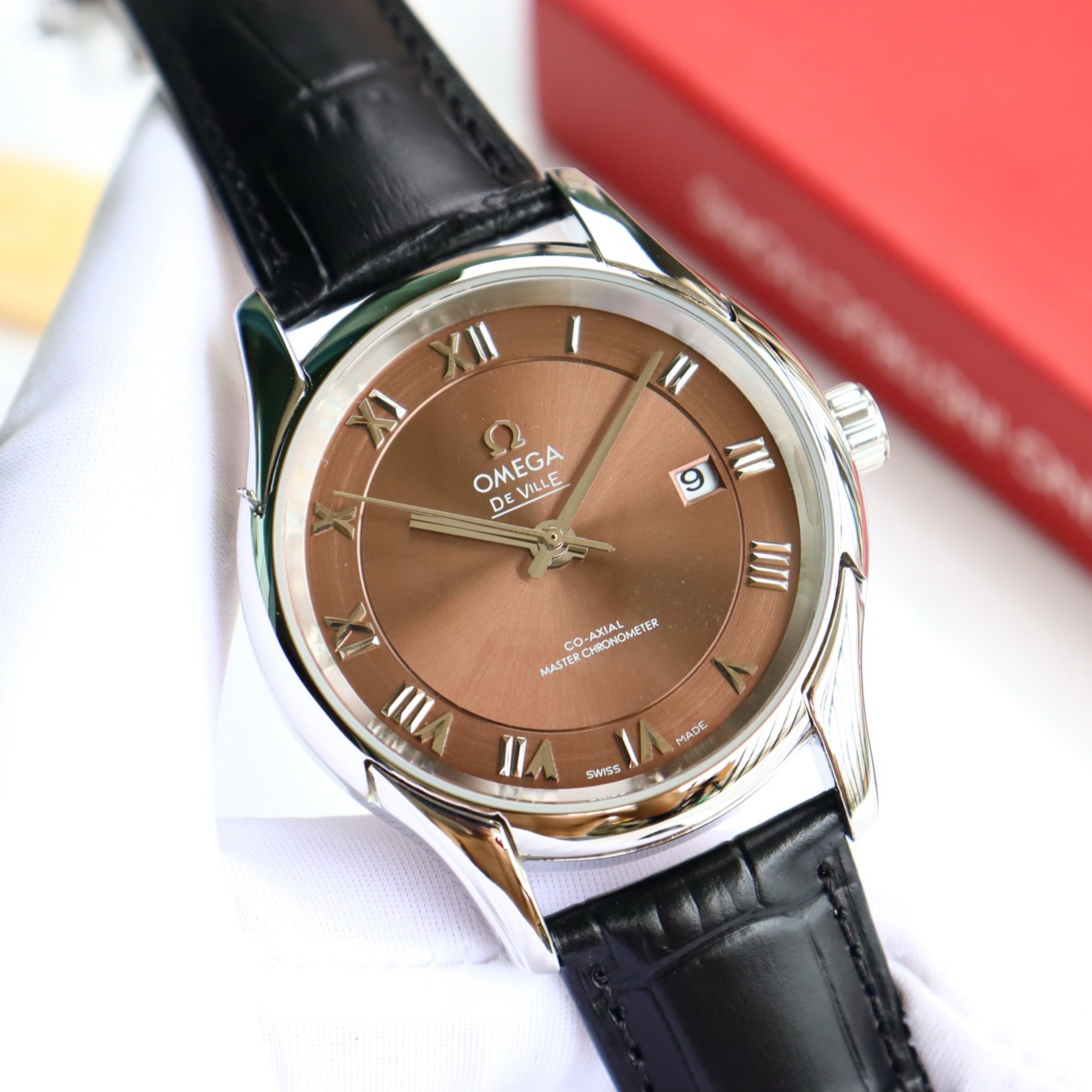 Omeg*- De Ville Prestige Men's Mechanical Watch 41M