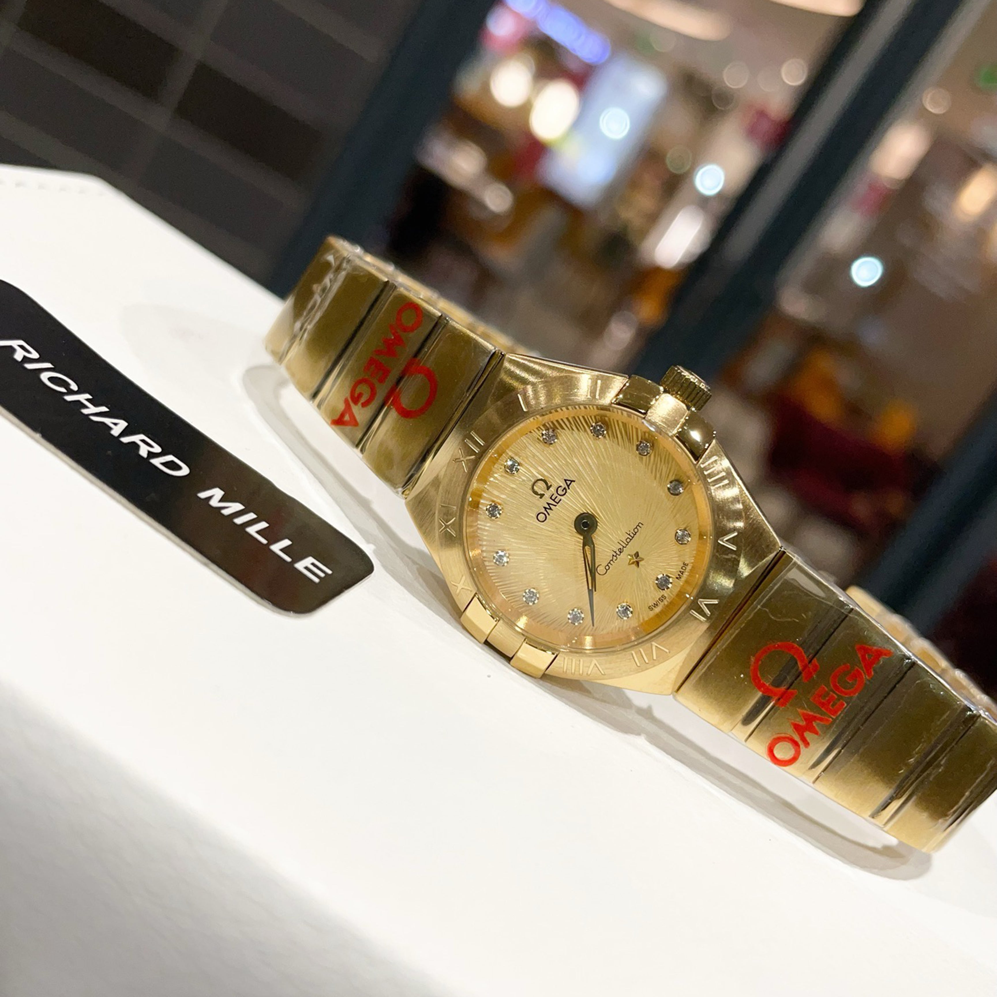 Omeg*-Constellation Meteorite Dial 28MM