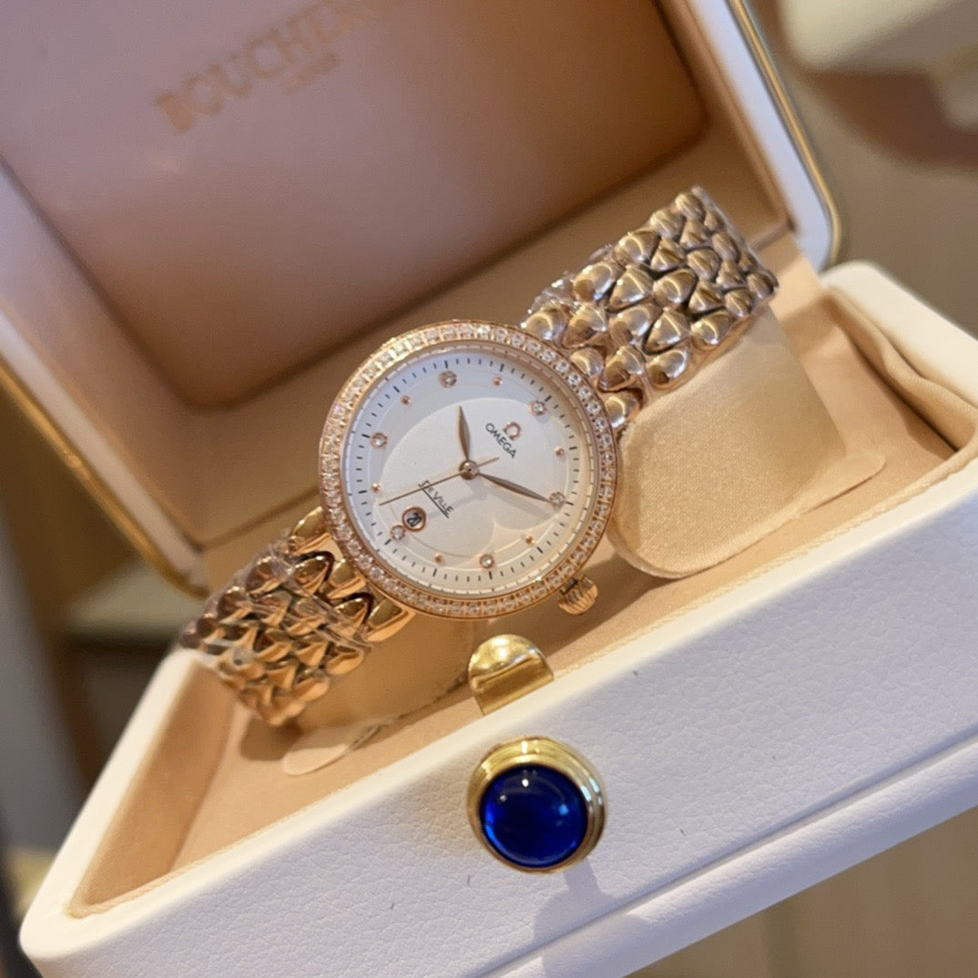 Omeg*-Fashionable Women's Quartz Watch 28MM