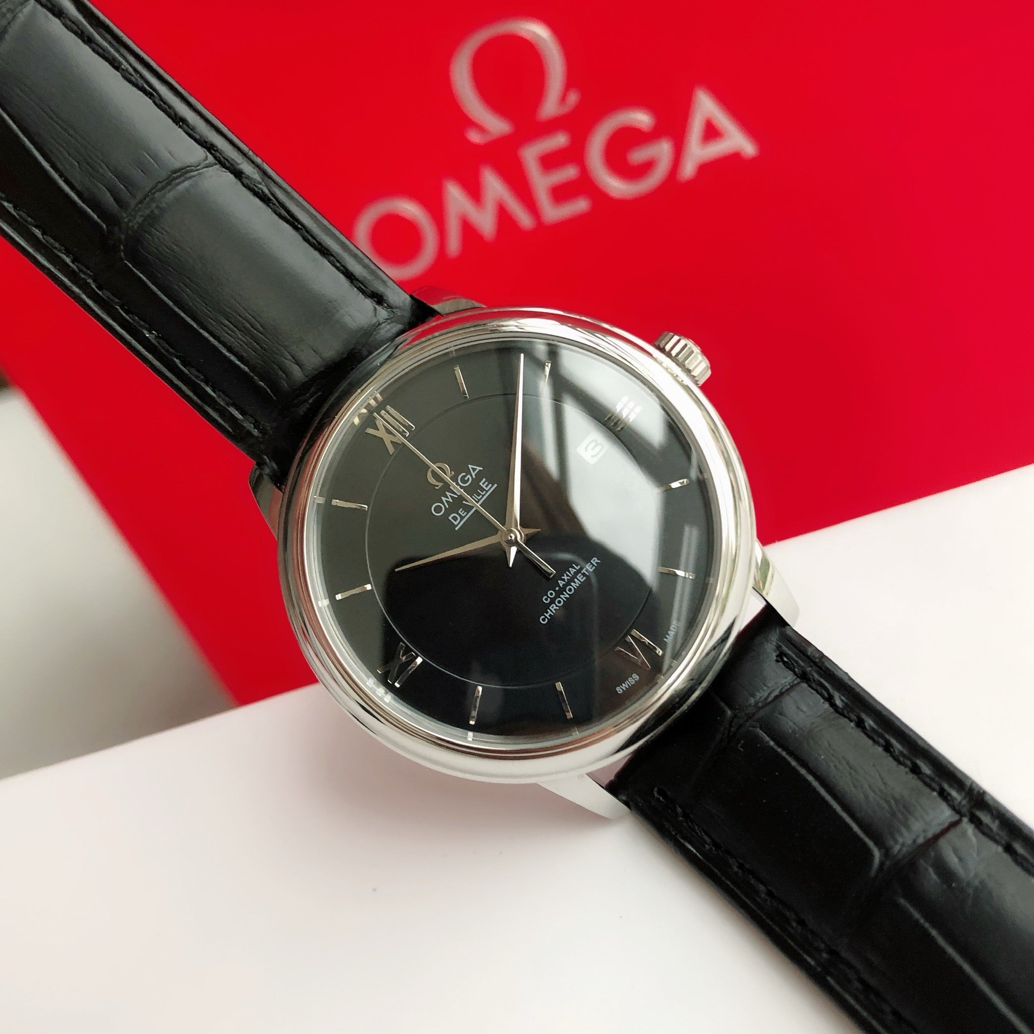 Omeg*-De Ville Men's Watch 8215 Movement 39.5MM