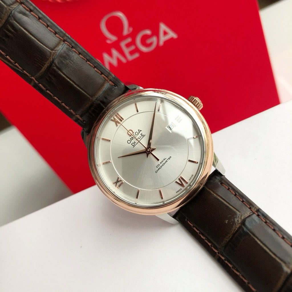 Omeg*-De Ville Men's Watch 8215 Movement 39.5MM