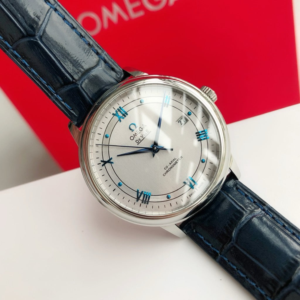 Omeg*-De Ville Men's Watch 8215 Movement 39.5MM