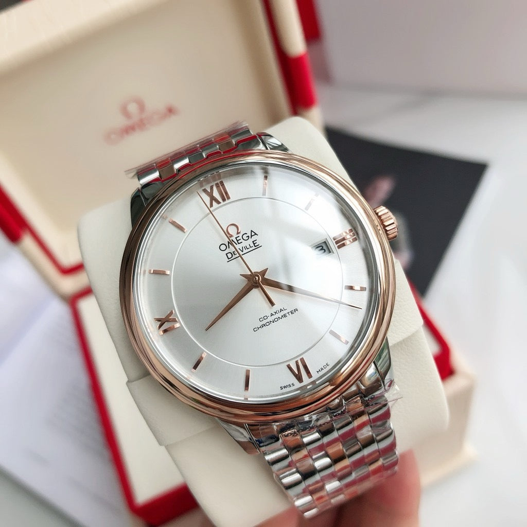 Omeg*-De Ville Men's Watch 8215 Movement 39.5MM