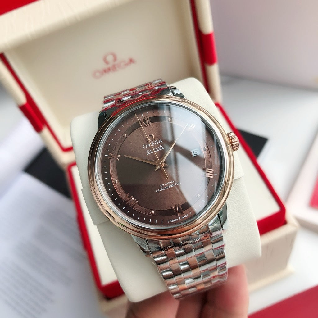 Omeg*-De Ville Men's Watch 8215 Movement 39.5MM