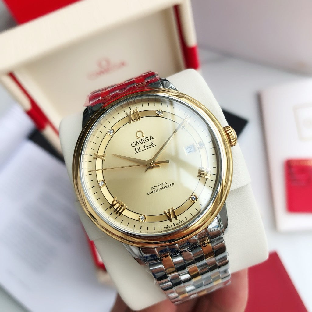 Omeg*-De Ville Men's Watch 8215 Movement 39.5MM