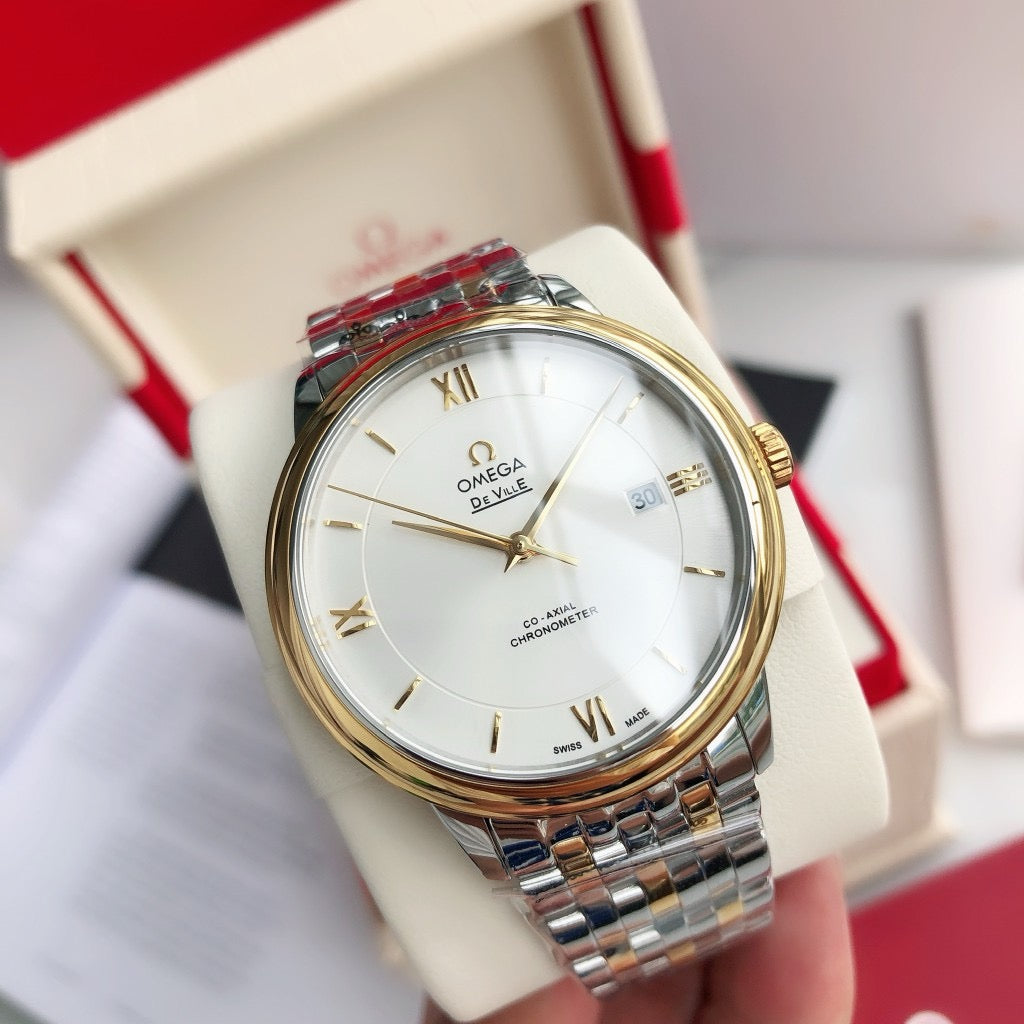 Omeg*-De Ville Men's Watch 8215 Movement 39.5MM