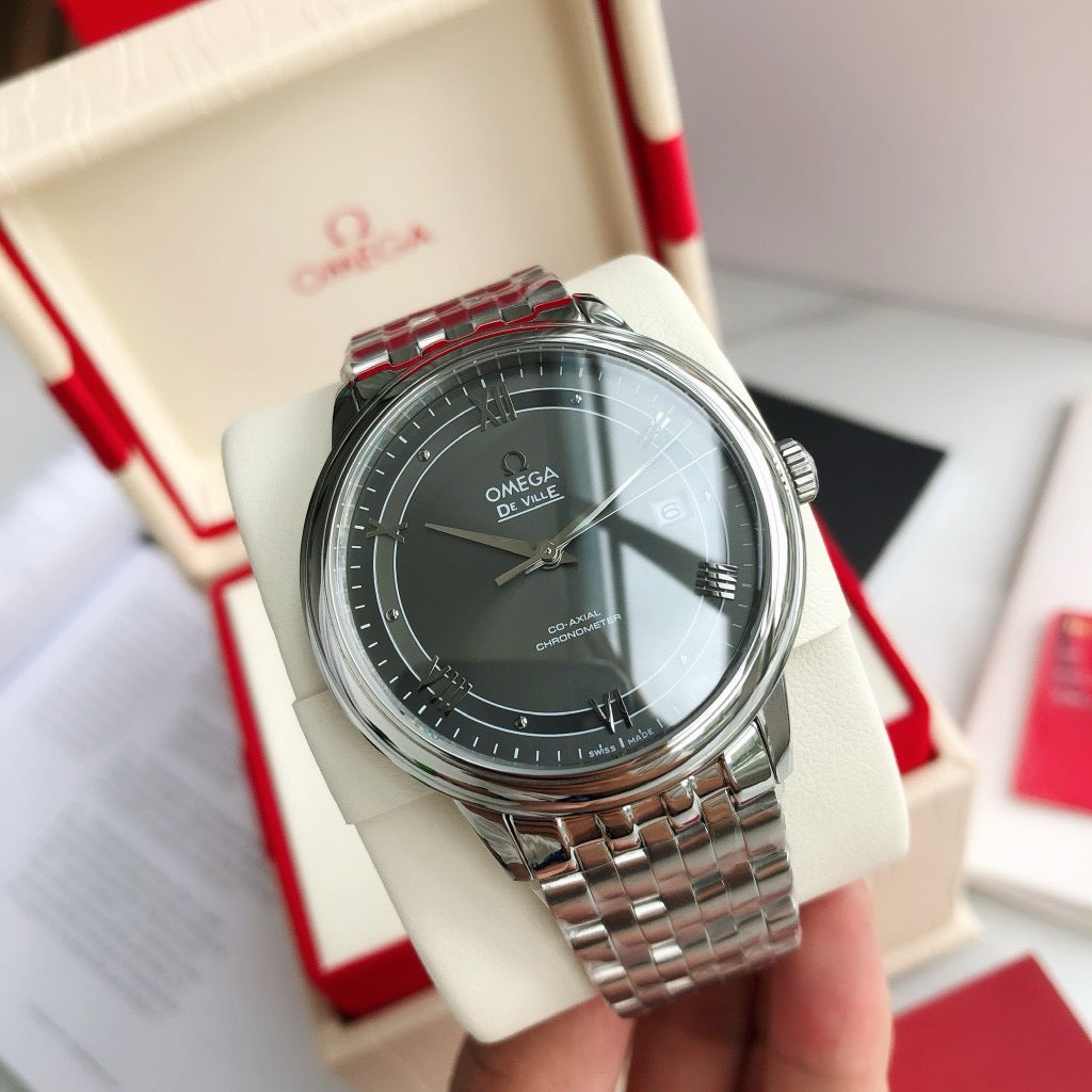 Omeg*-De Ville Men's Watch 8215 Movement 39.5MM
