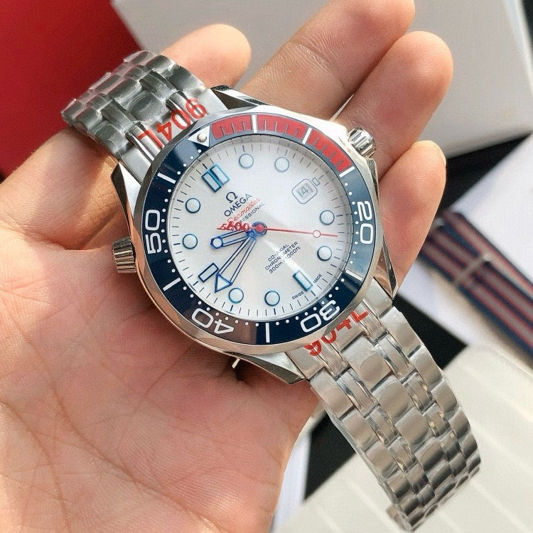 Omeg*-Seamaster 300M Diver's Watch (Steel Bracelet) 42MM