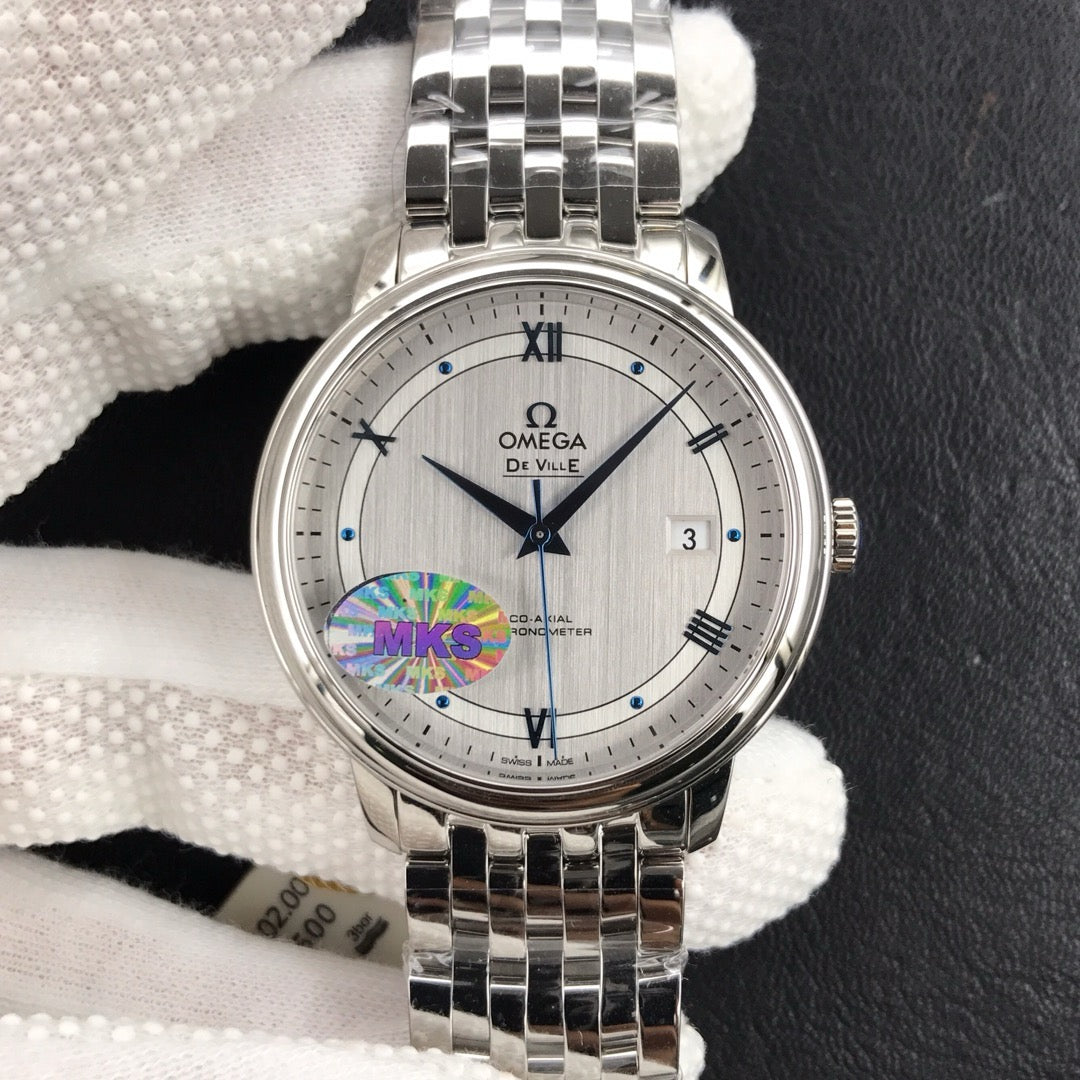 Omeg*- De Ville Men's Watch 9015 Movement 39.5MM