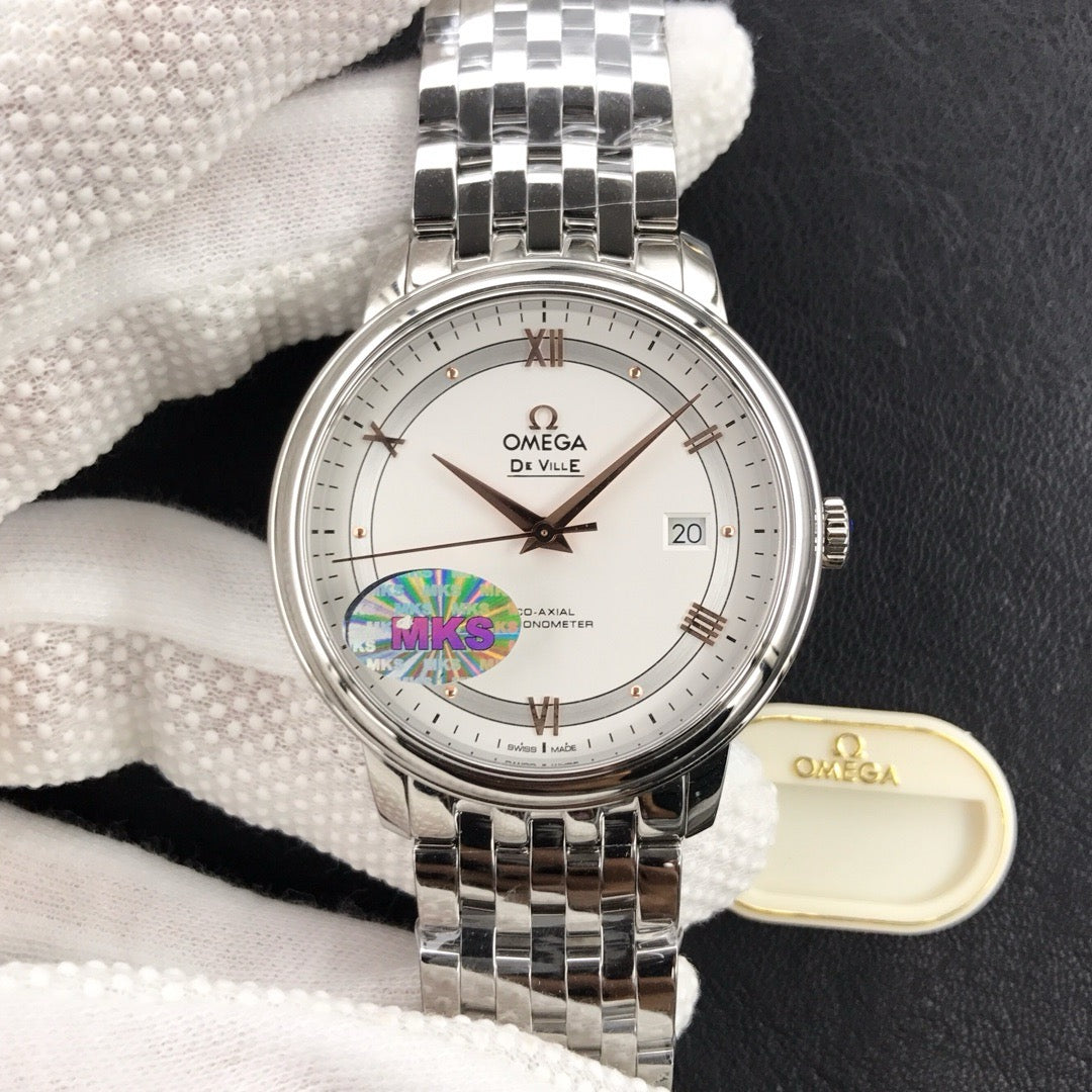 Omeg*- De Ville Men's Watch 9015 Movement 39.5MM