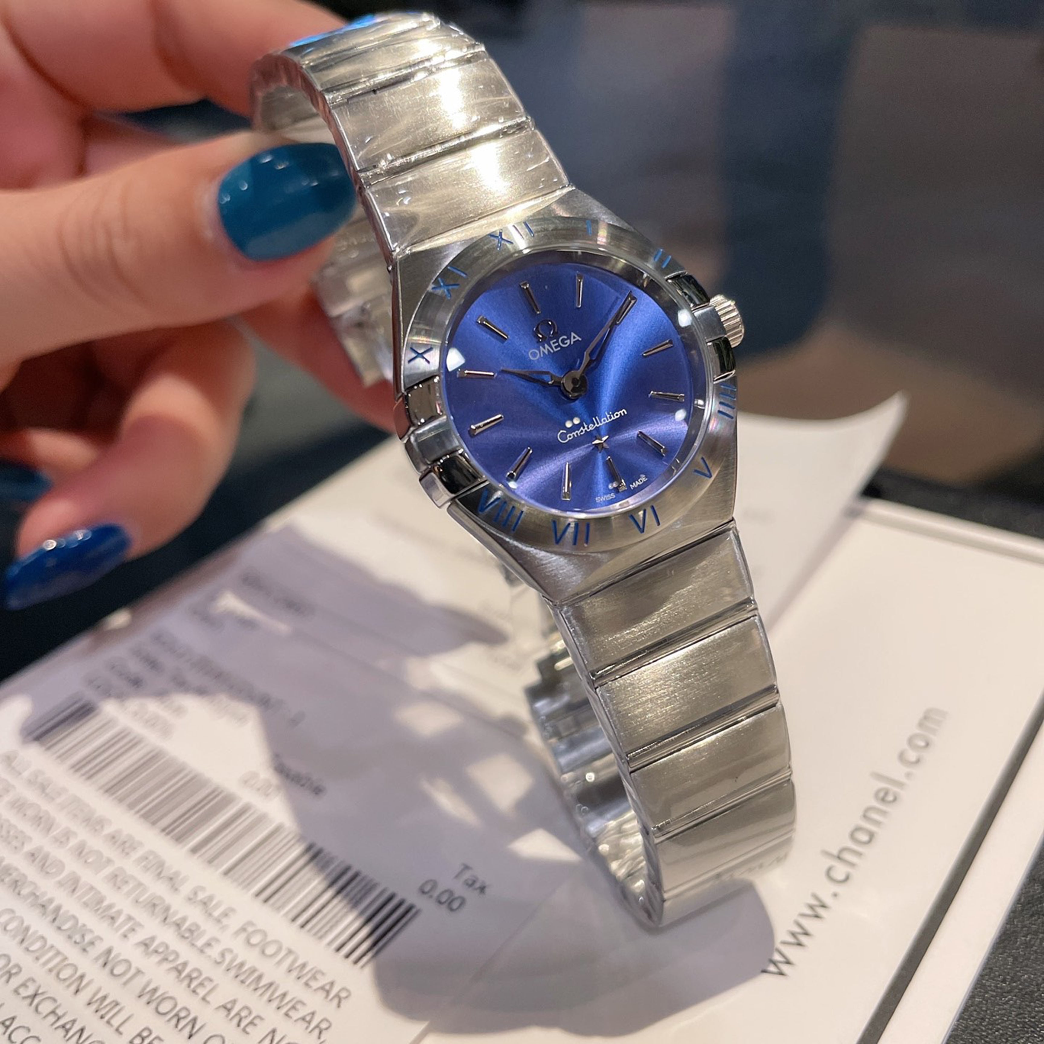 Omeg*- Constellation New Color Dial Watch 28MM