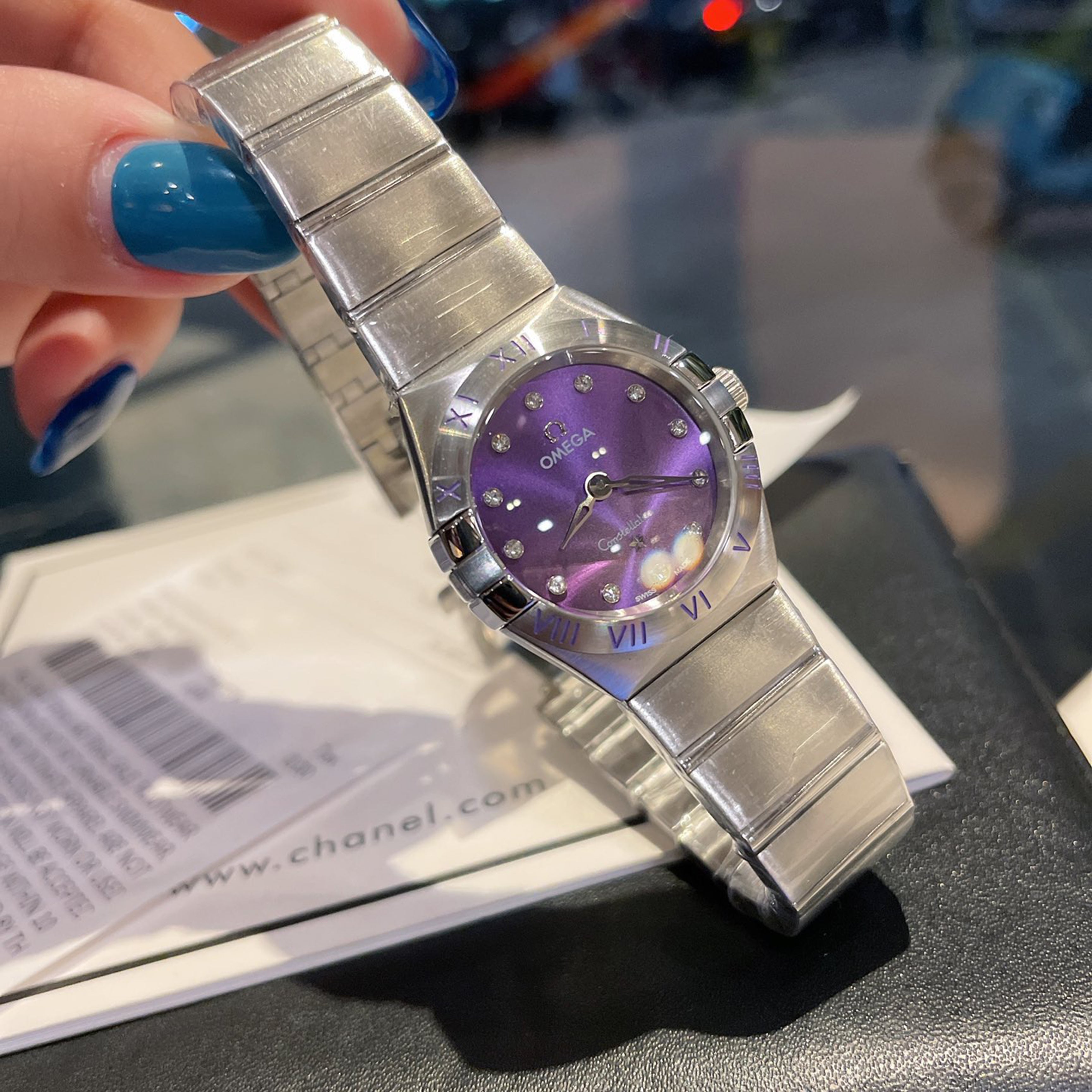 Omeg*- Constellation New Color Dial Watch 28MM