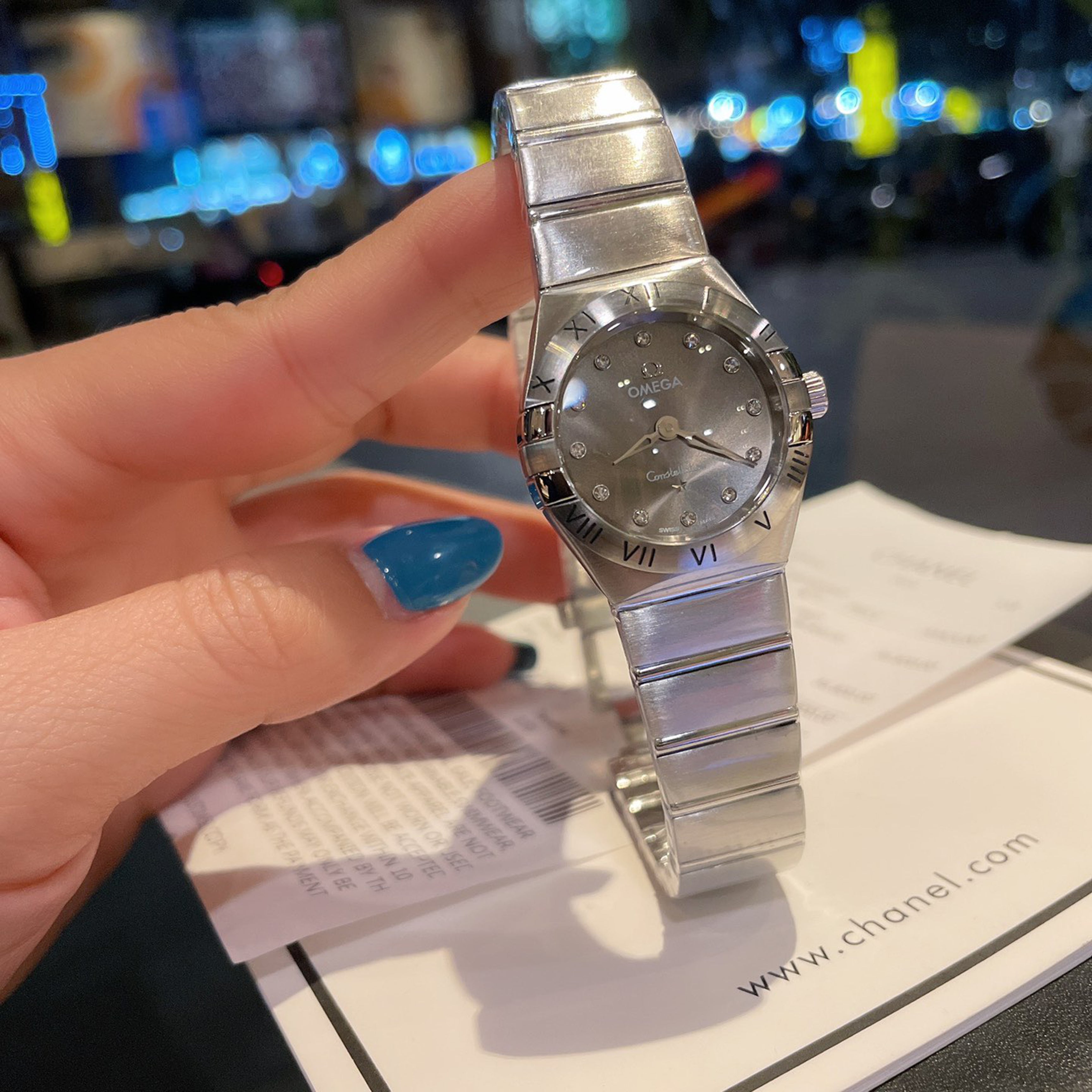 Omeg*- Constellation New Color Dial Watch 28MM