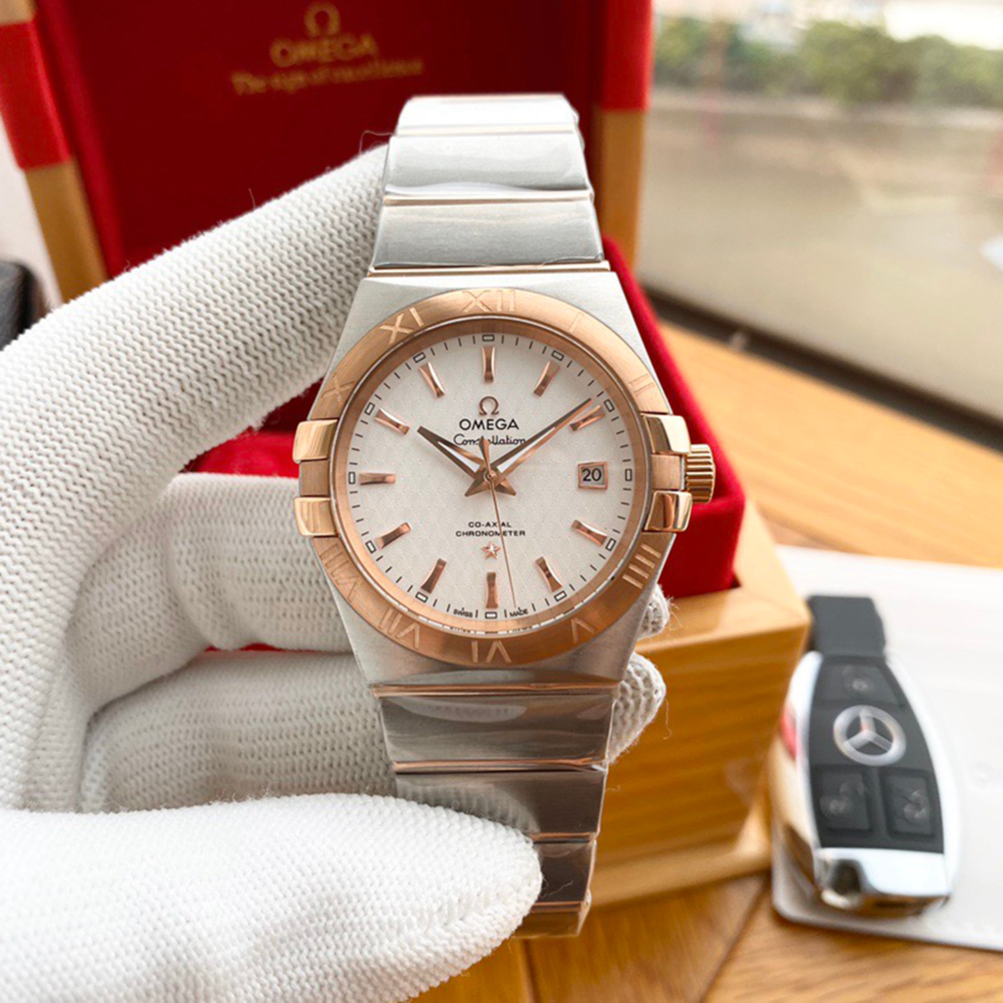 Omeg*-Constellation Men's Watch 39MM