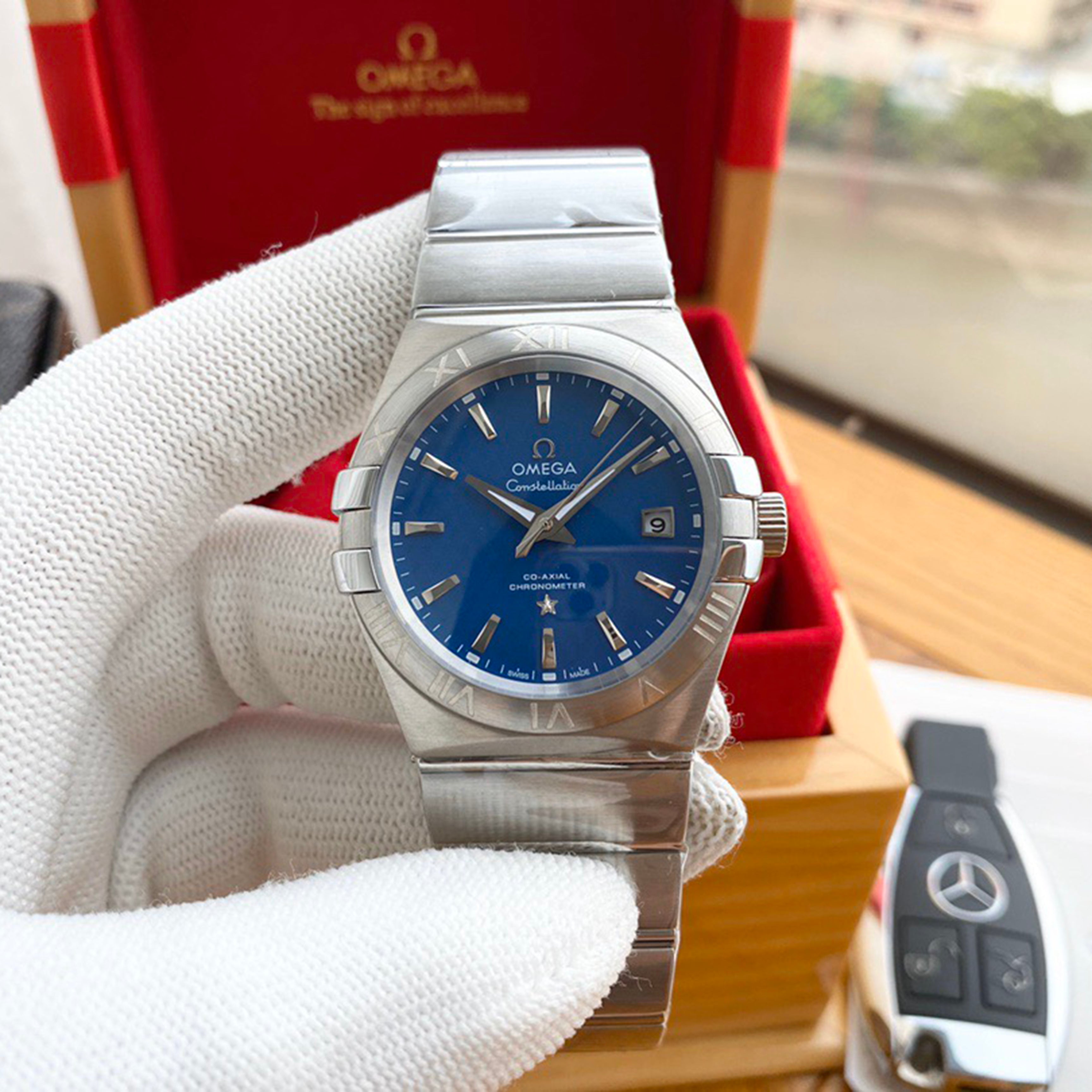 Omeg*-Constellation Men's Watch 39MM