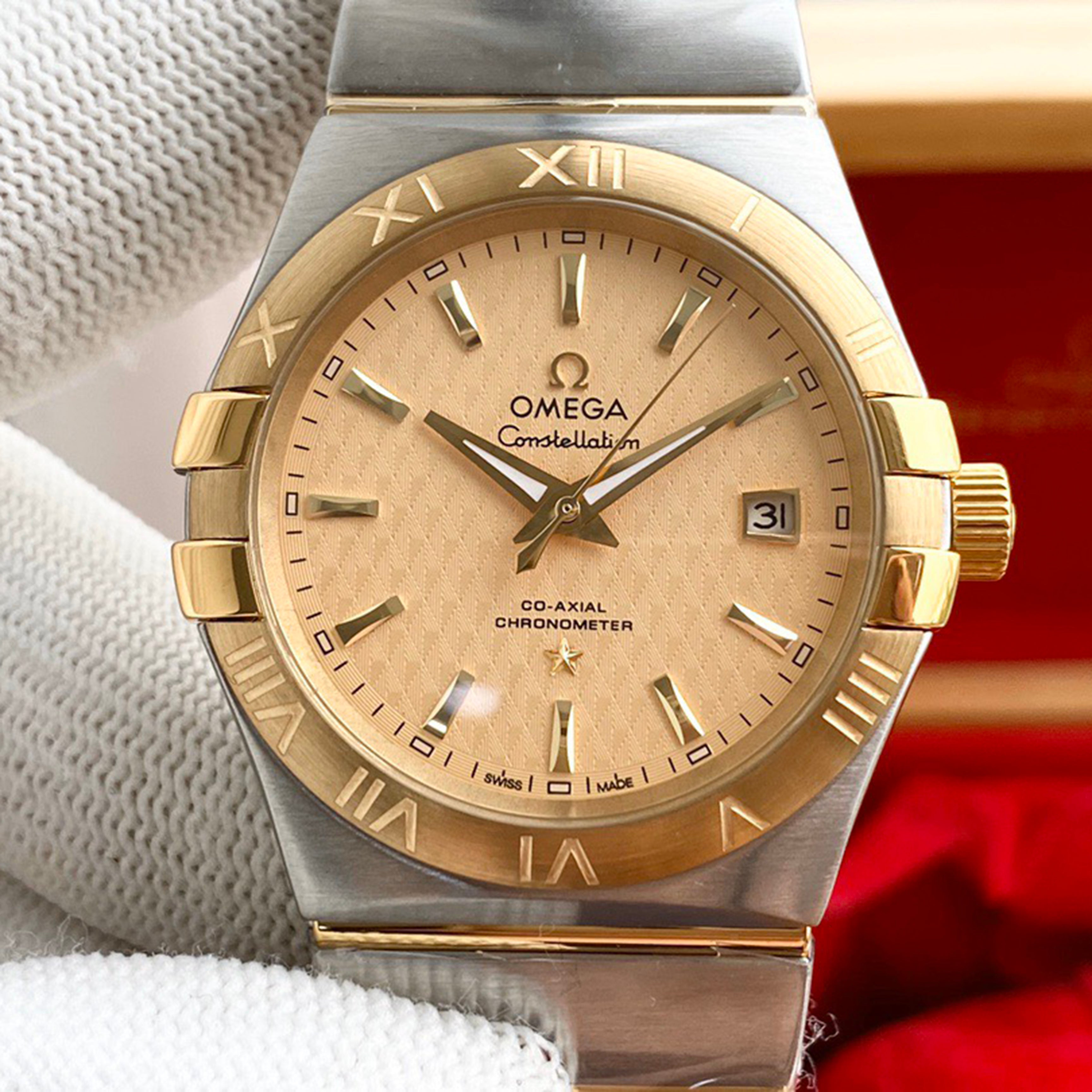 Omeg*-Constellation Men's Watch 39MM