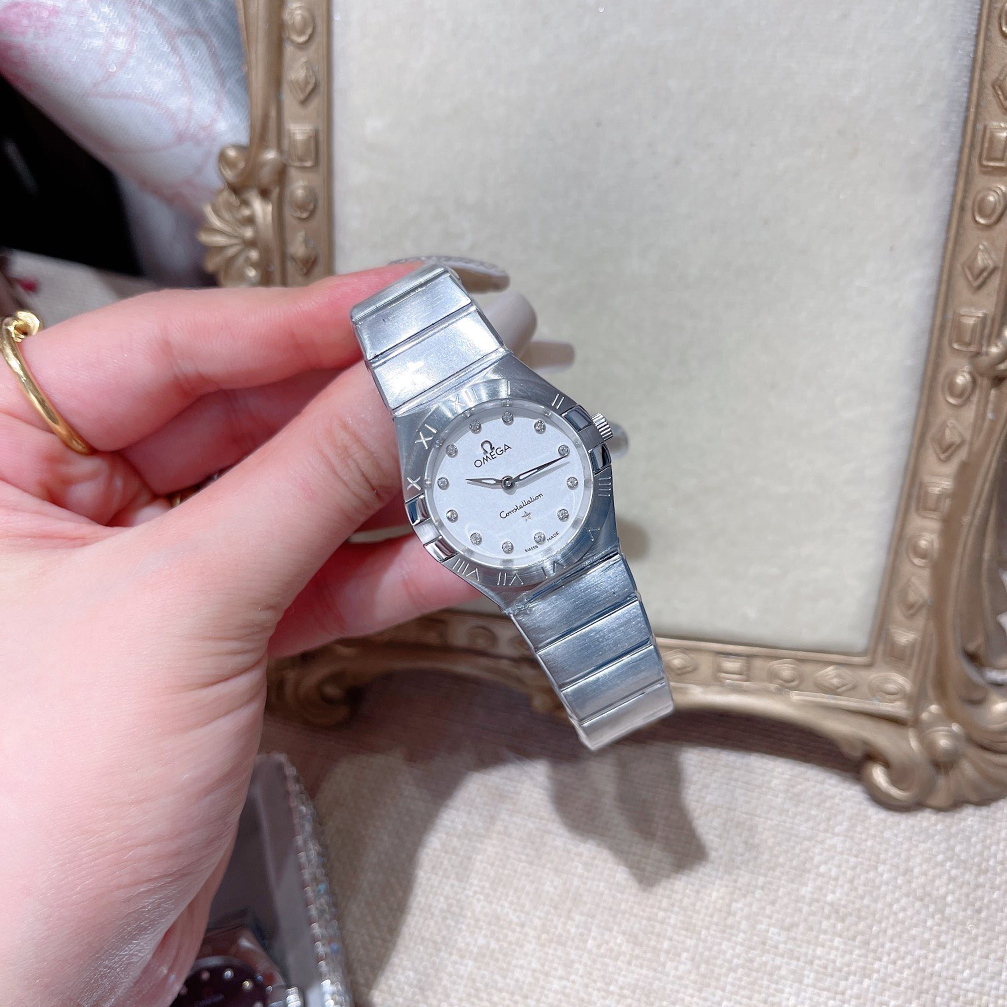 Omeg*- Constellation New Color Dial Watch 28MM