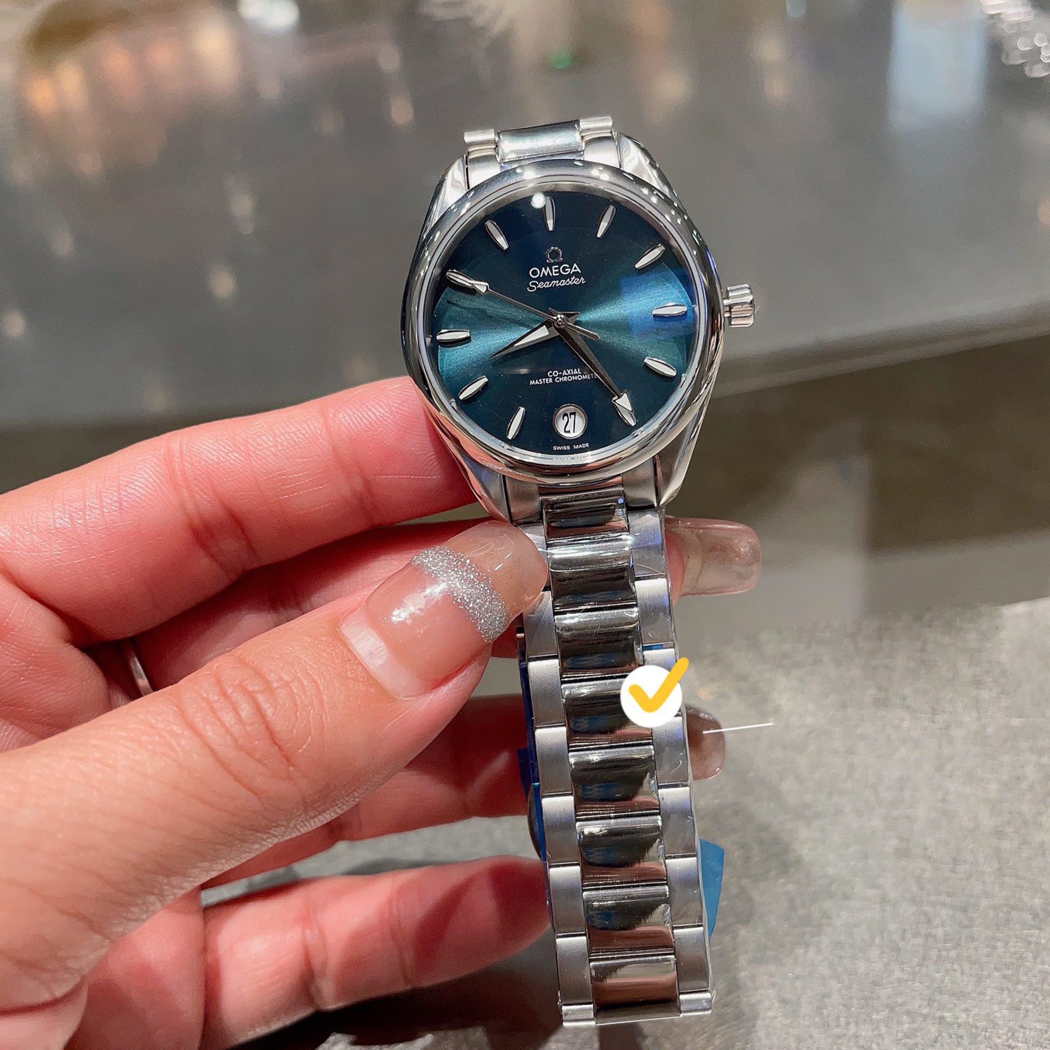 Omeg* Seamaster AT150 New 34mm Ladies Master Chronometer