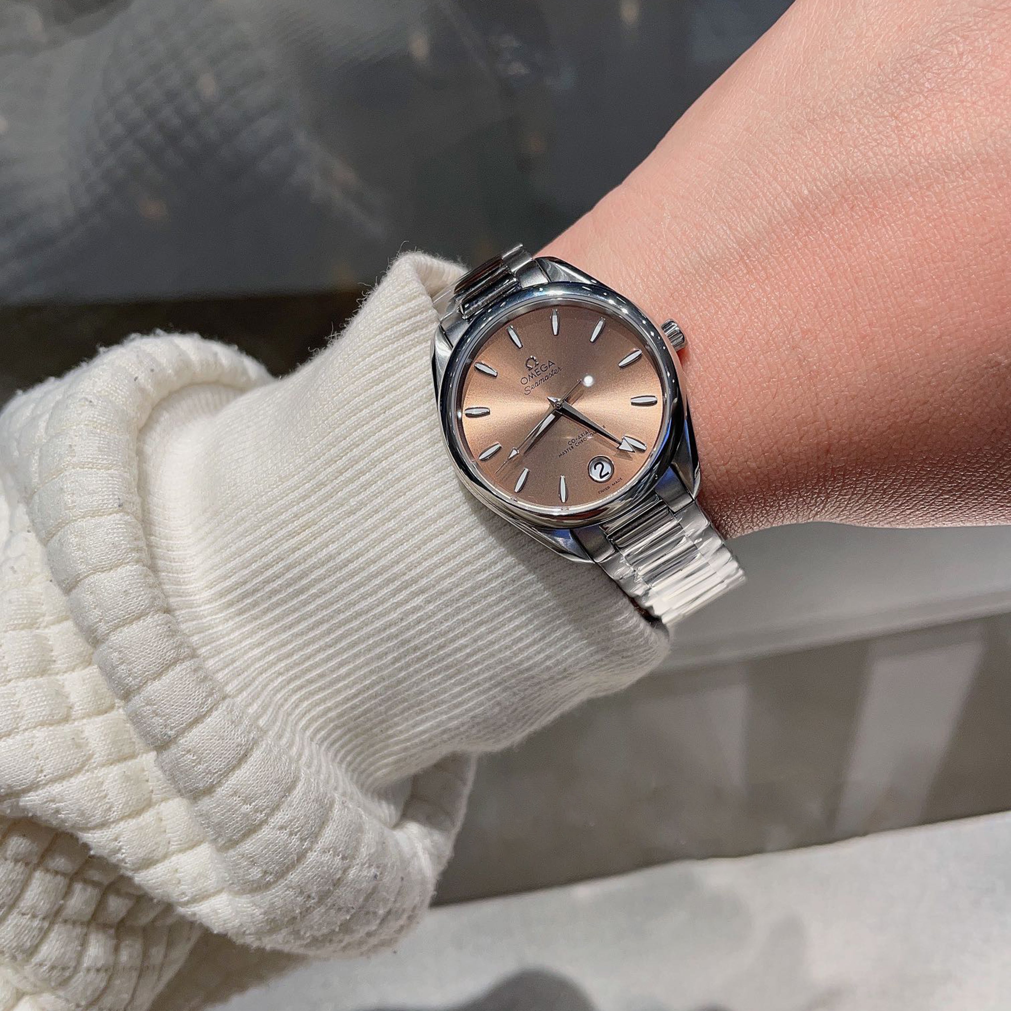 Omeg* Seamaster AT150 New 34mm Ladies Master Chronometer