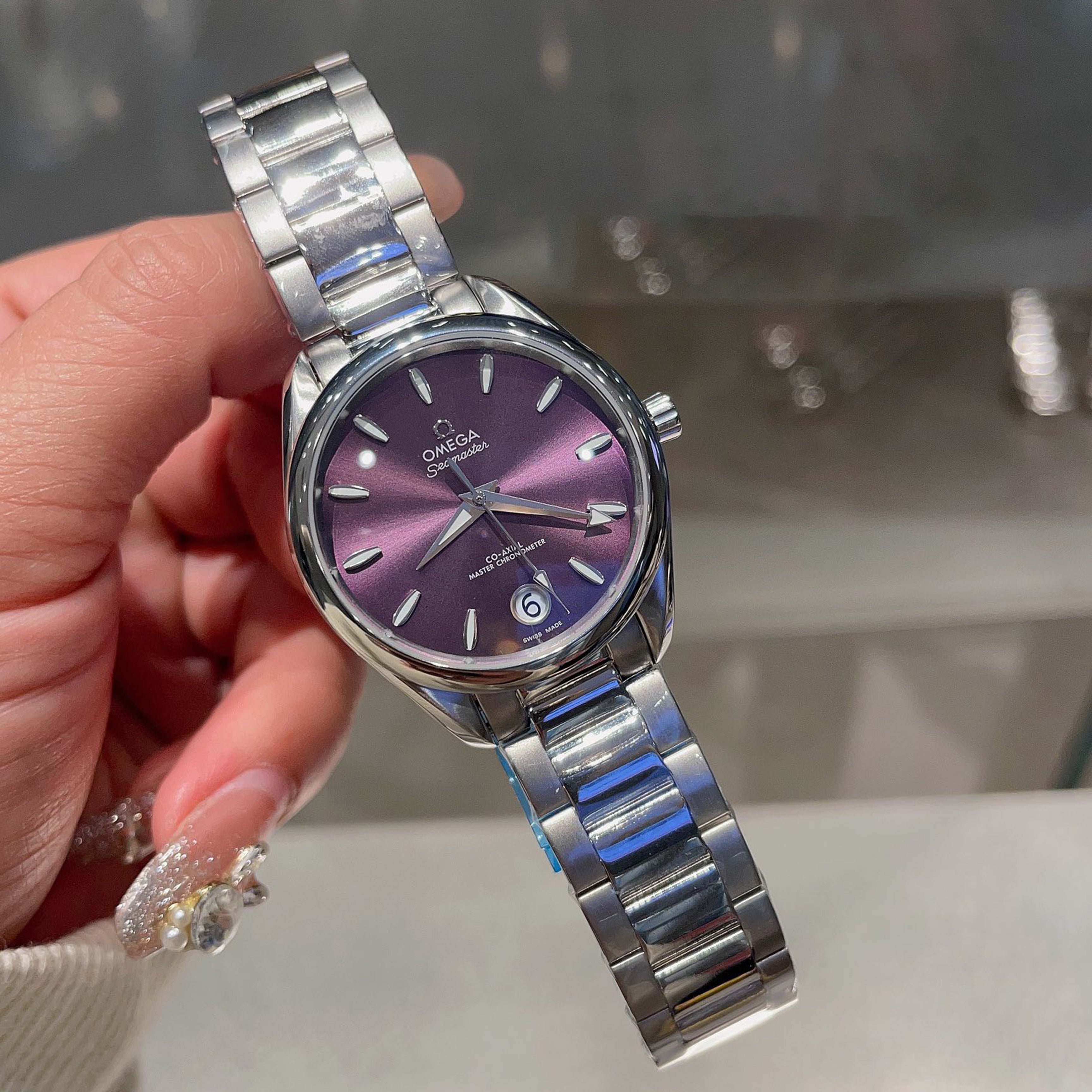 Omeg* Seamaster AT150 New 34mm Ladies Master Chronometer