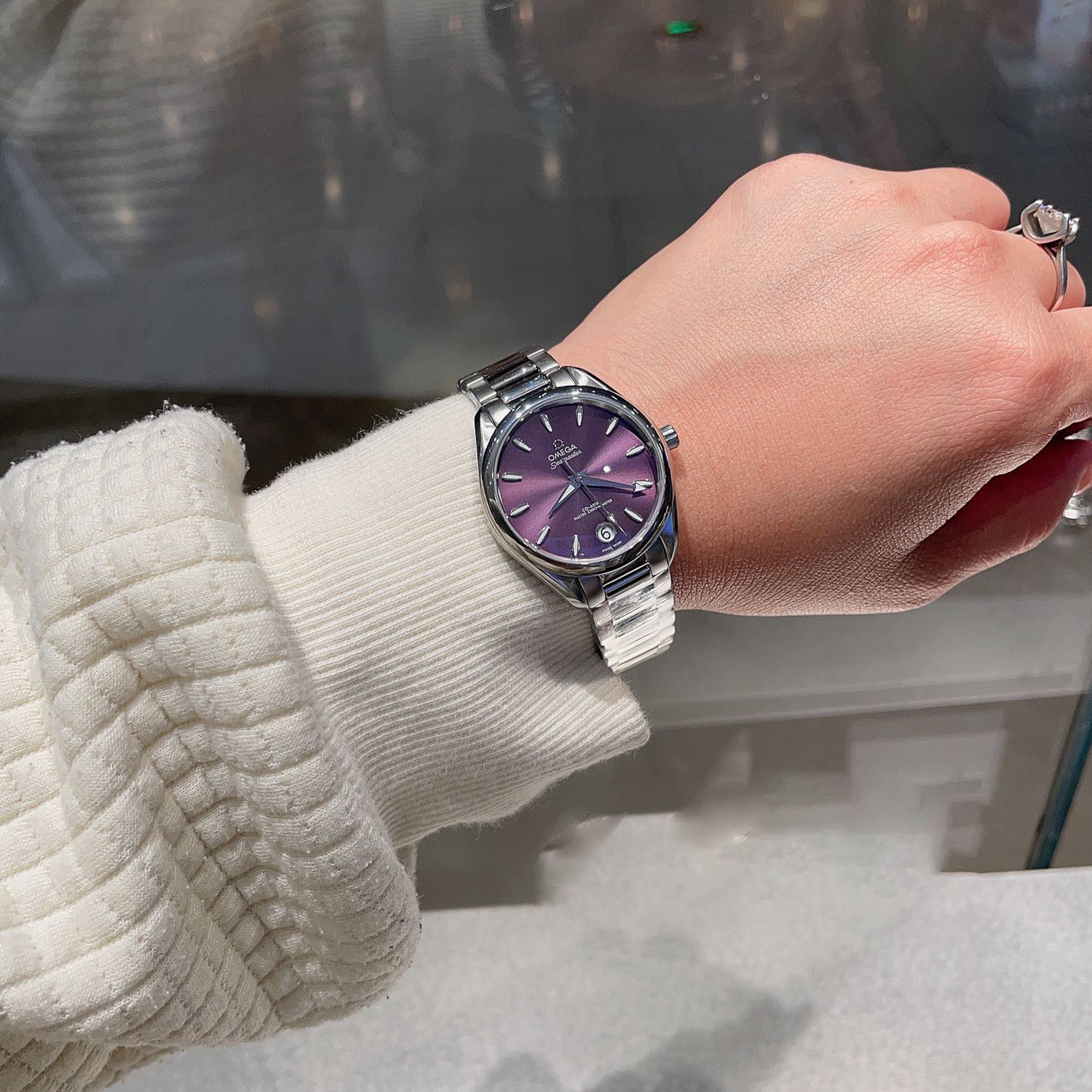 Omeg* Seamaster AT150 New 34mm Ladies Master Chronometer