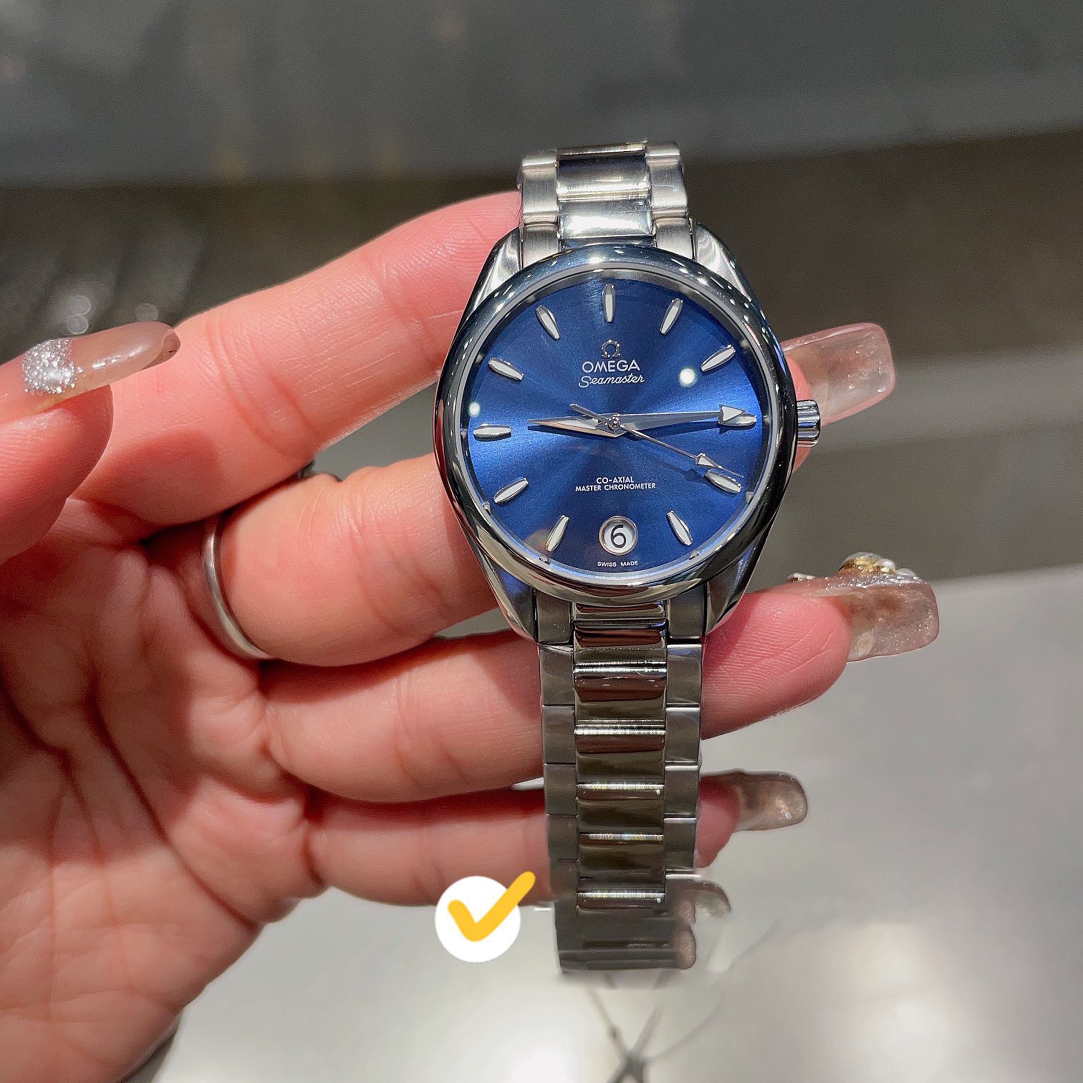 Omeg* Seamaster AT150 New 34mm Ladies Master Chronometer