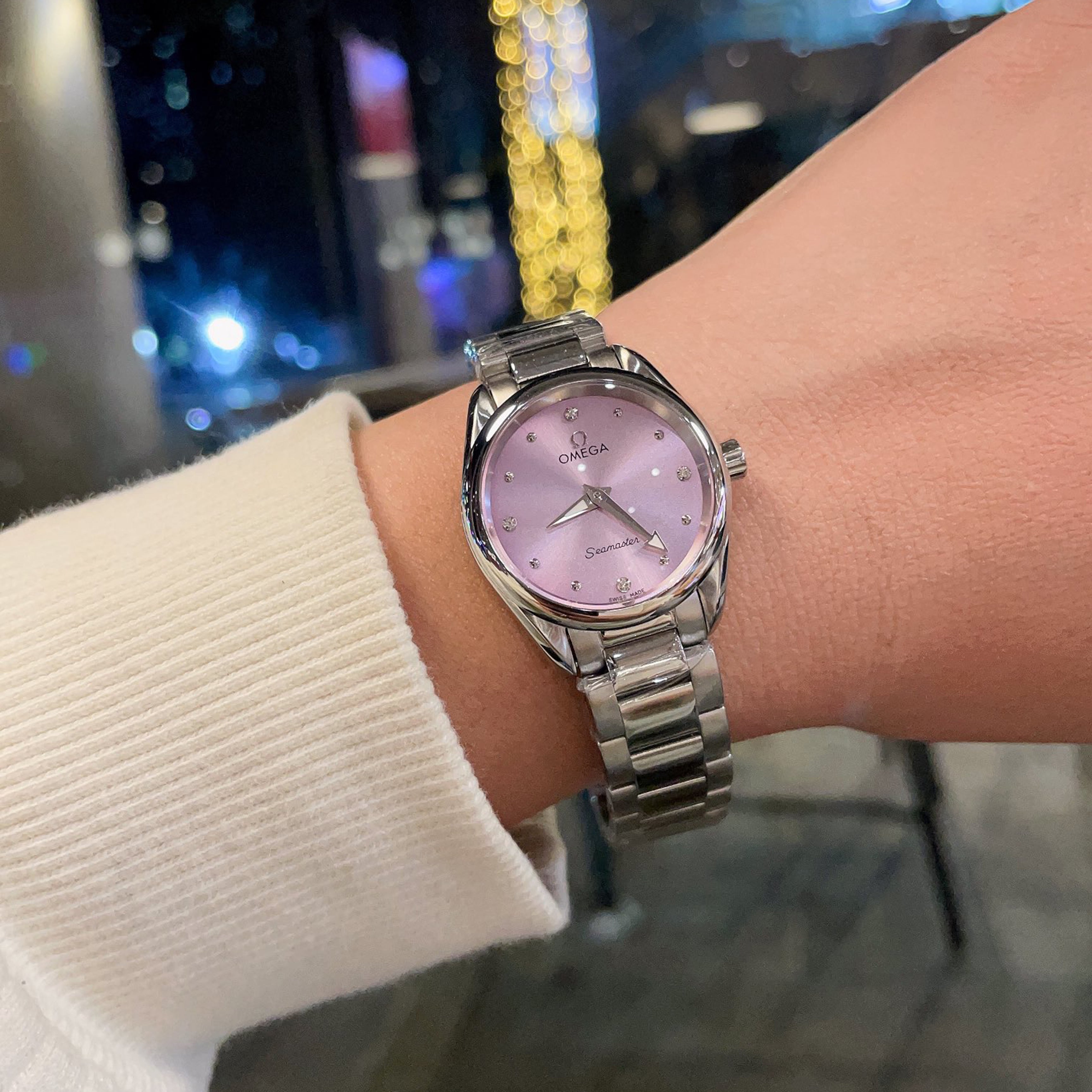 Omeg* Seamaster Aqua Terra Ladies' Watch 28MM