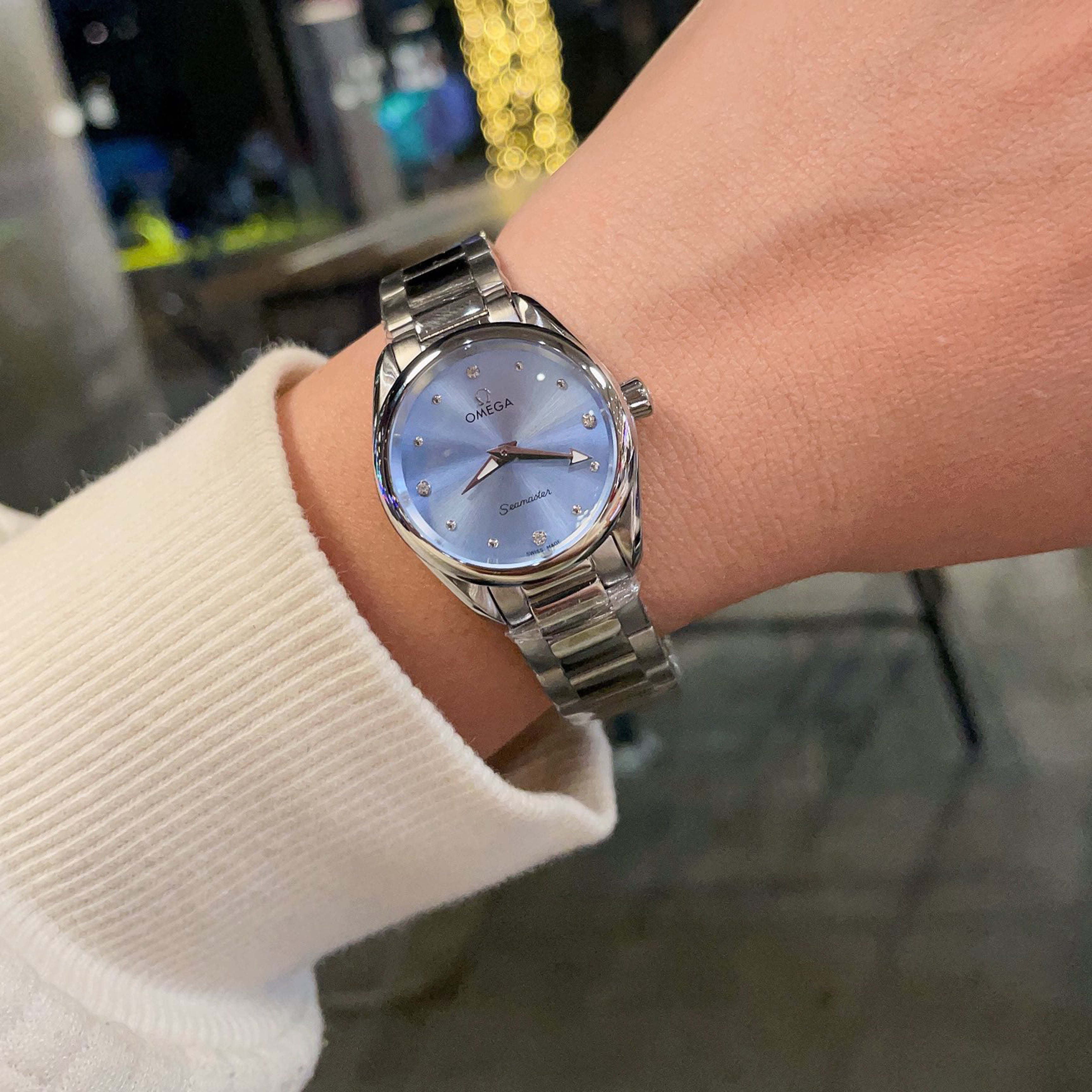 Omeg* Seamaster Aqua Terra Ladies' Watch 28MM