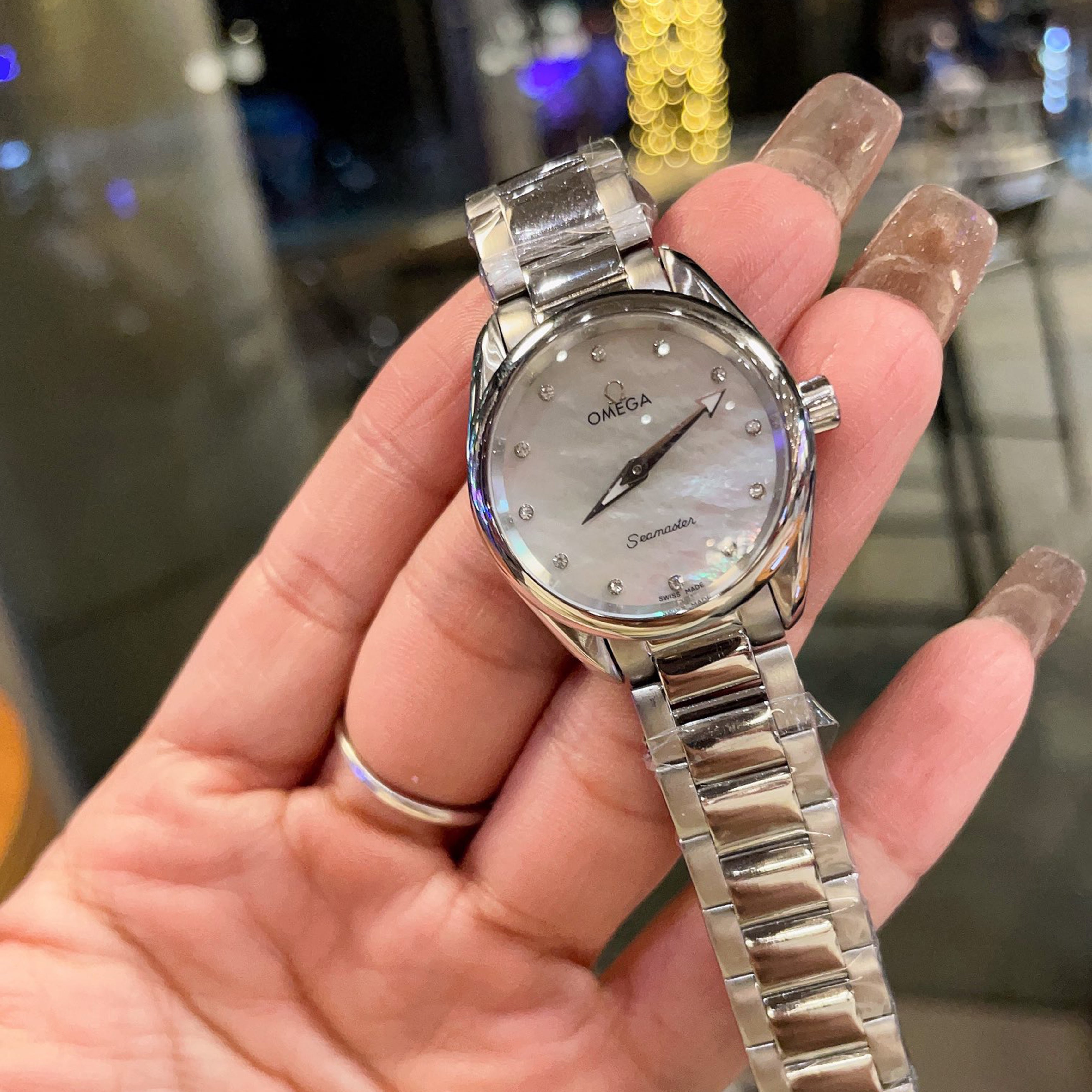 Omeg* Seamaster Aqua Terra Ladies' Watch 28MM