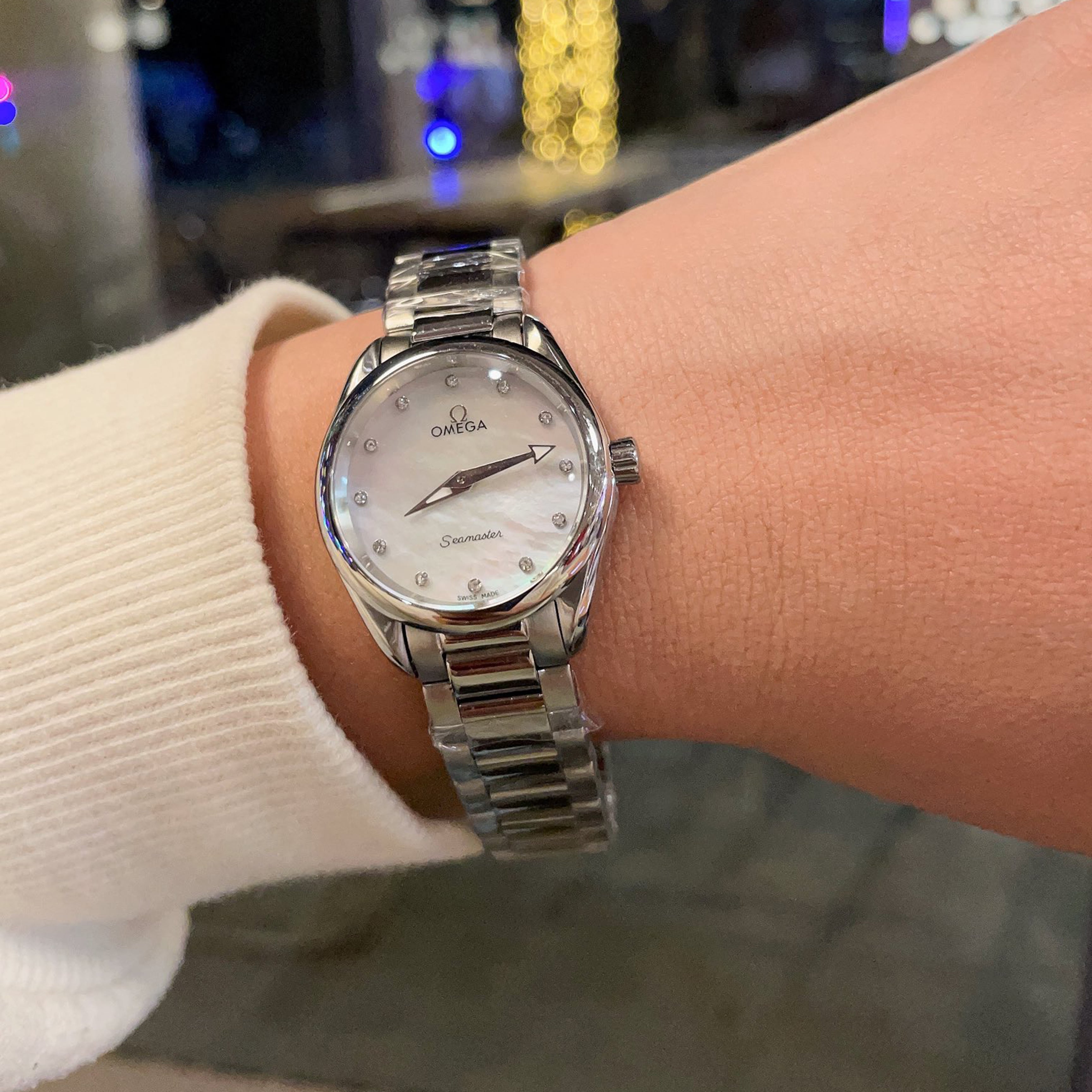 Omeg* Seamaster Aqua Terra Ladies' Watch 28MM