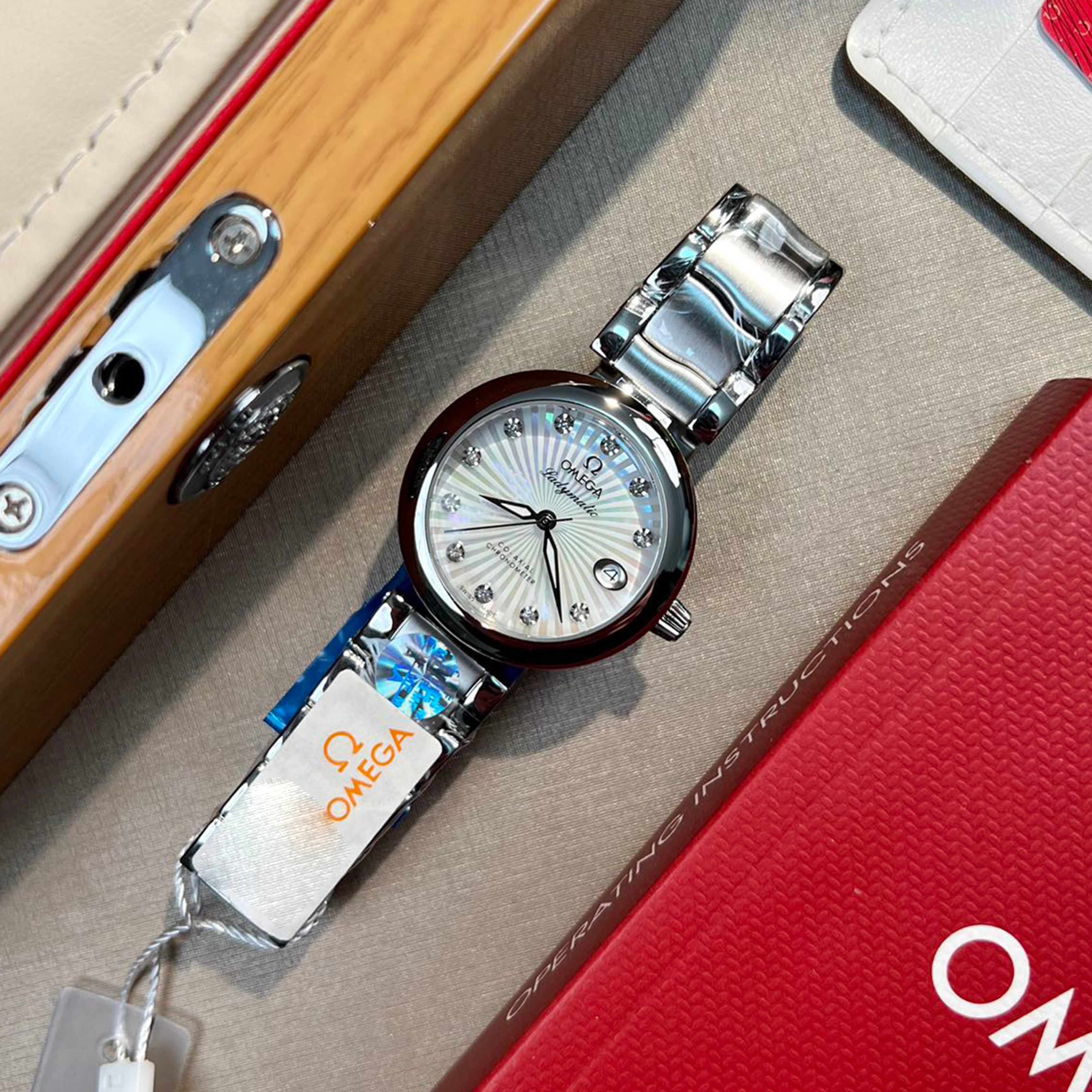 Omeg* - LADYMATIC Bird's Nest Collection New Watch 34MM