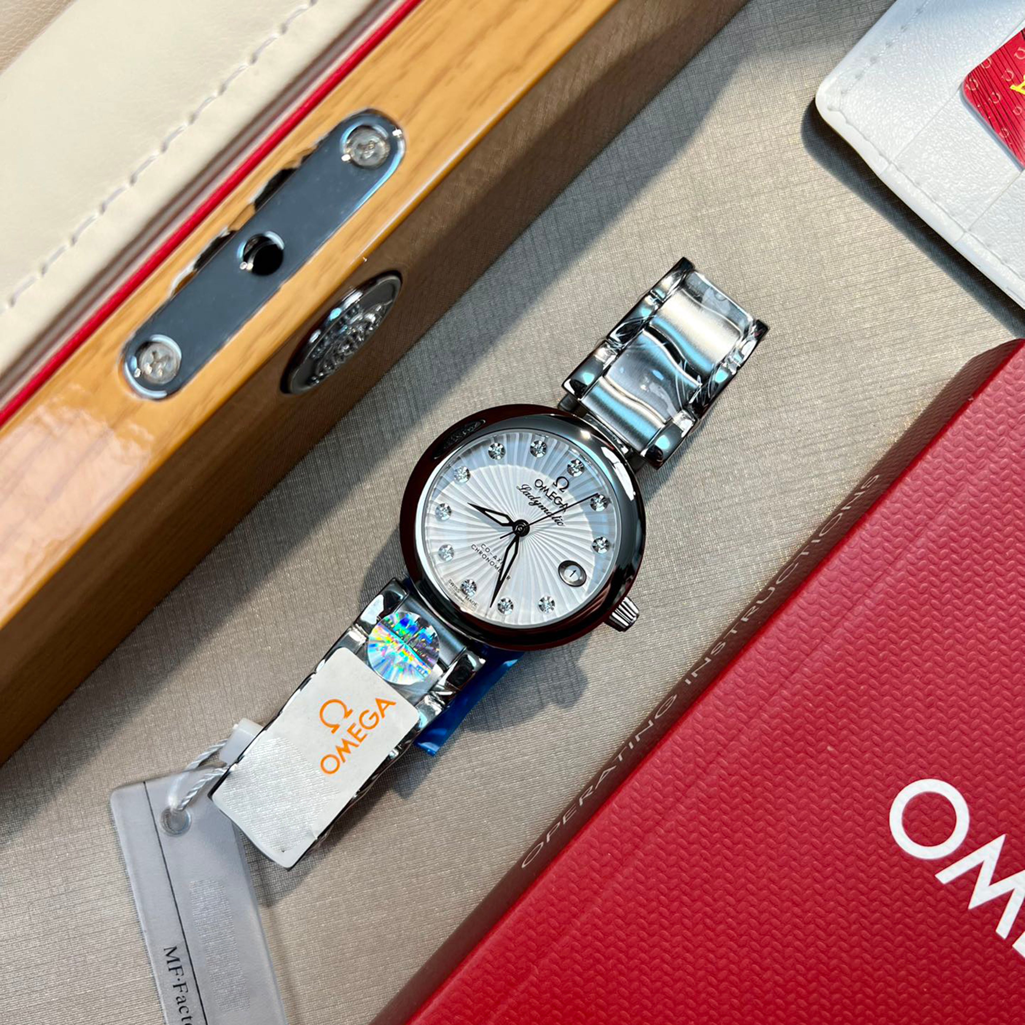 Omeg* - LADYMATIC Bird's Nest Collection New Watch 34MM